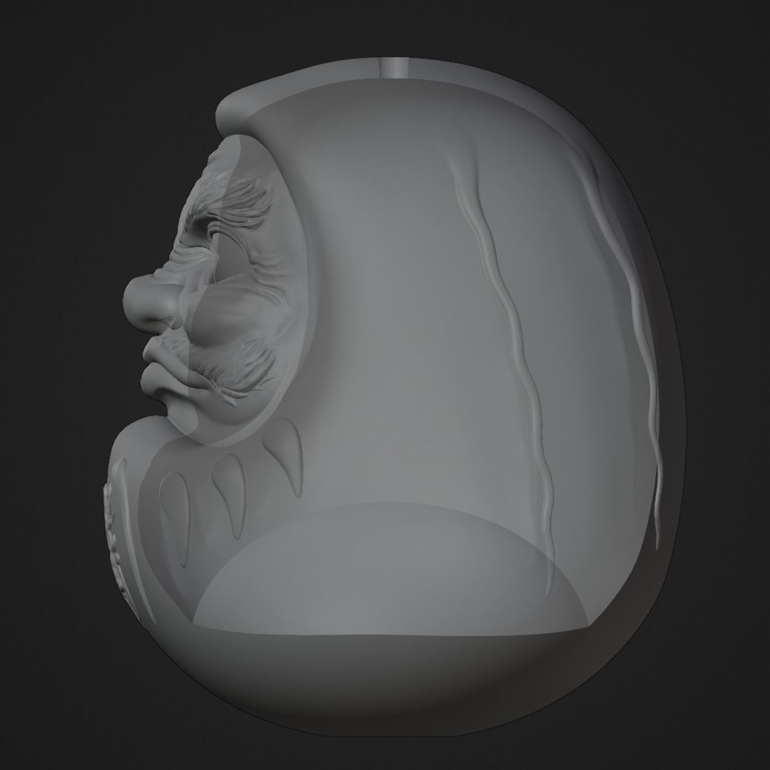 Daruma Doll for 3D printing 3D print model_7