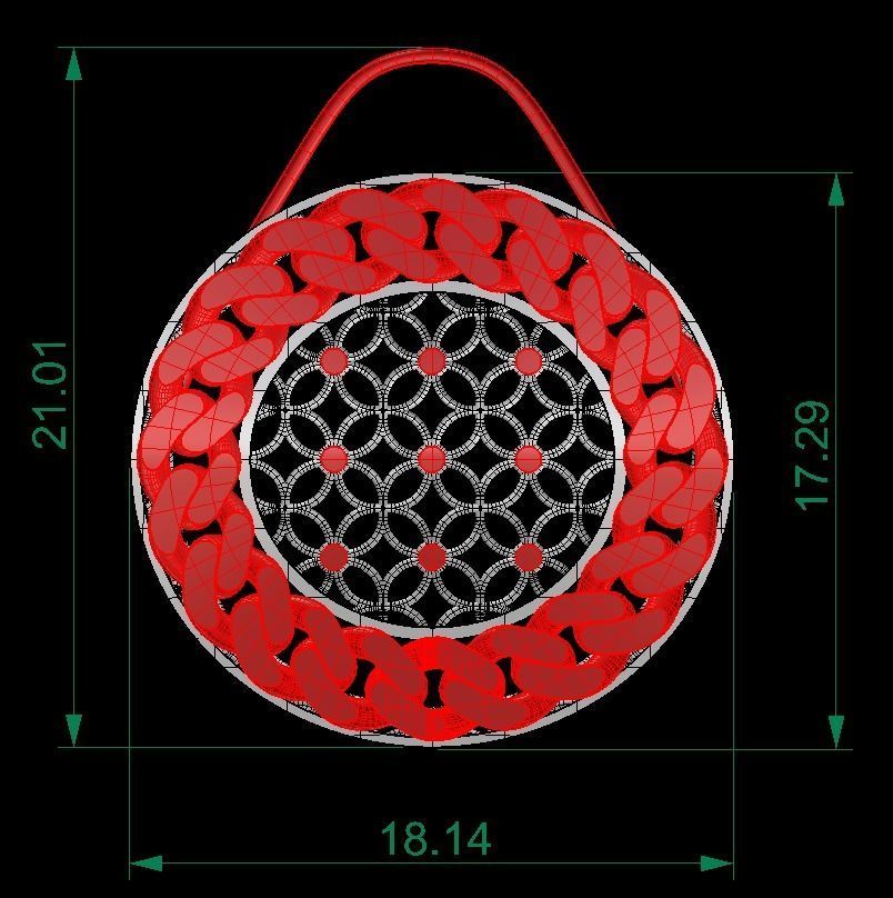 10 PCS FUSION CHAIN MOTIF BAG-05- 3D print model_5