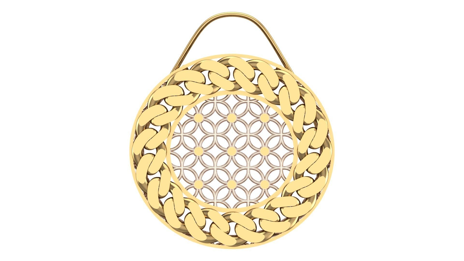 10 PCS FUSION CHAIN MOTIF BAG-05- 3D print model_3