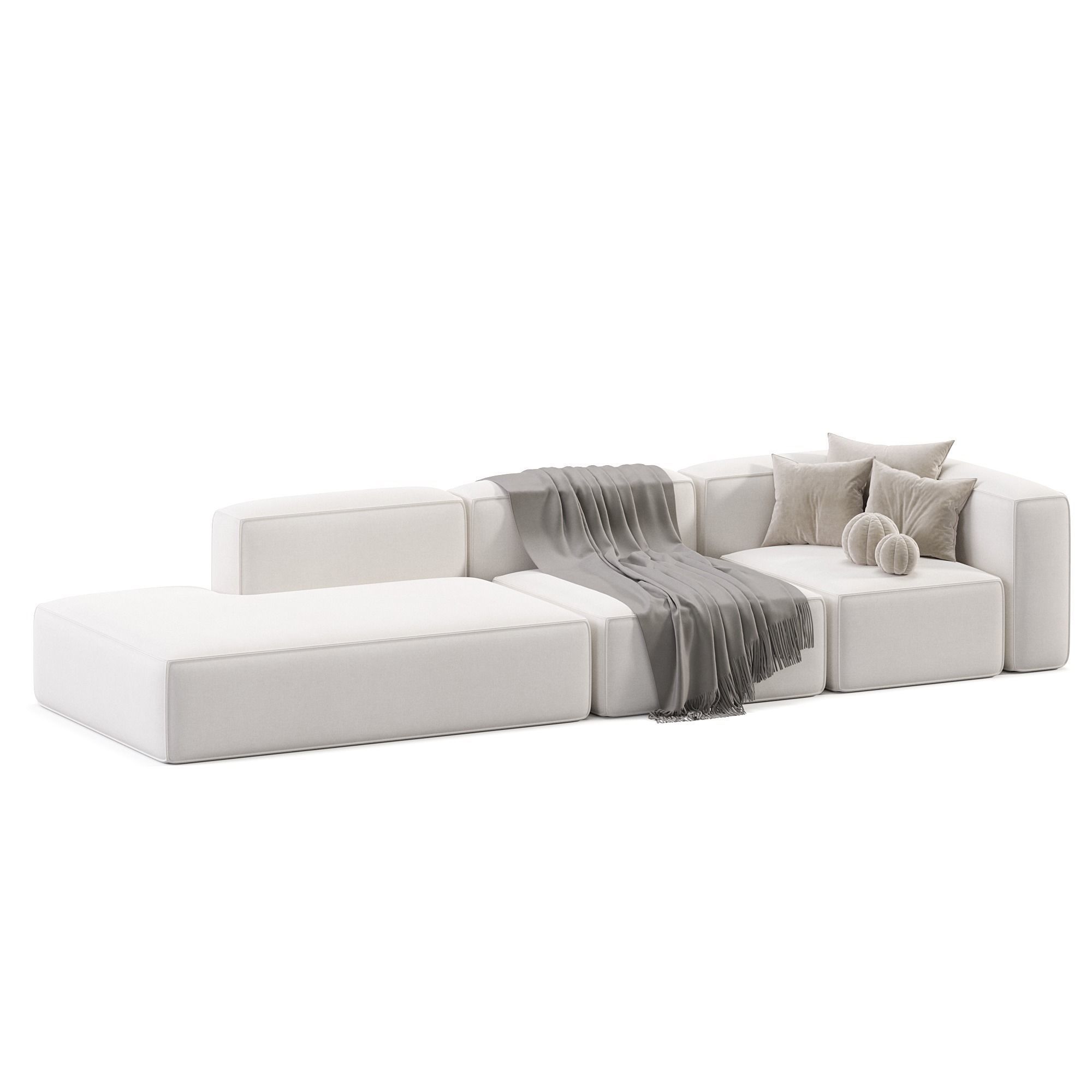 Szezlong modulowy XL Lennon 3D model_5