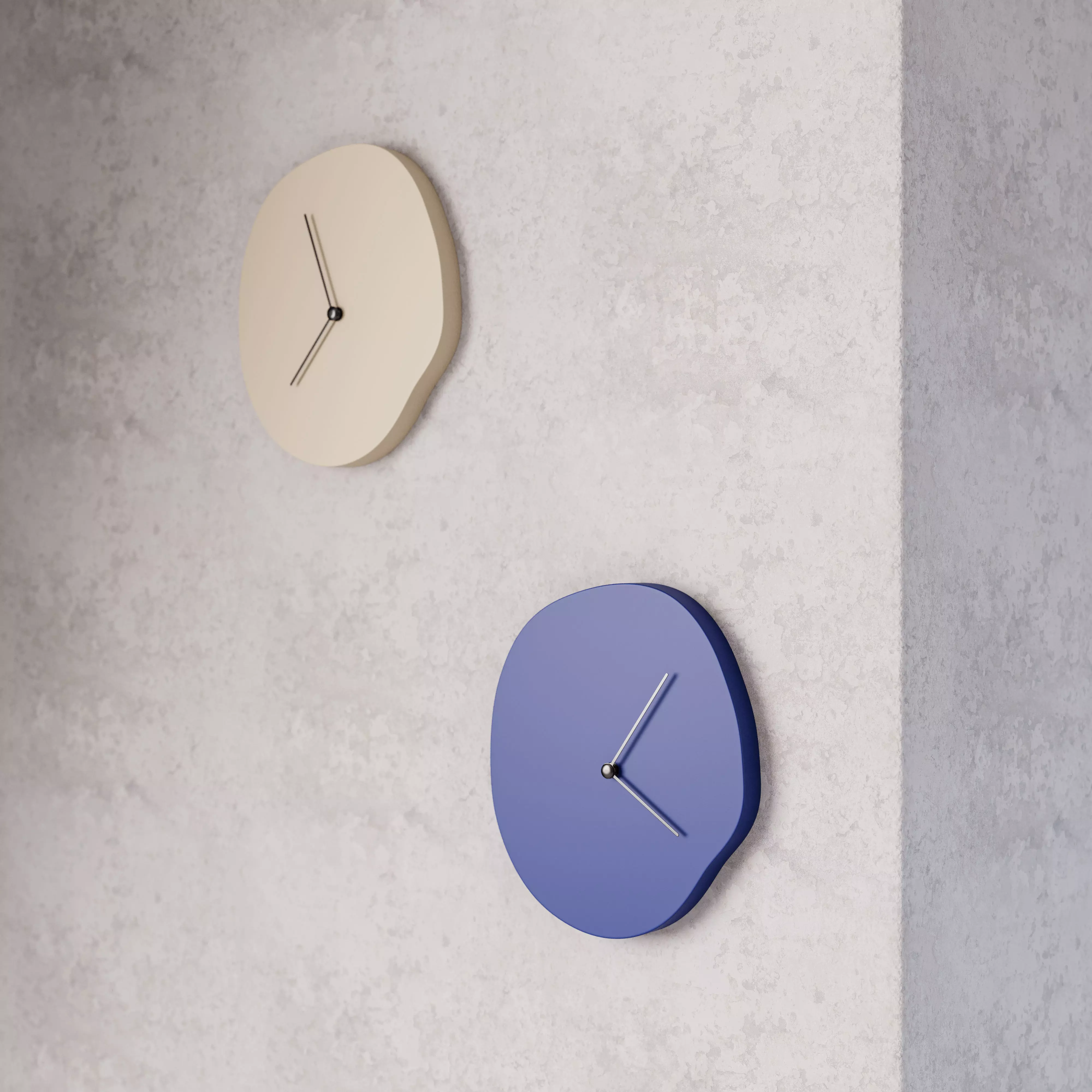 Ferm Living Melt wall clock 3D model_0