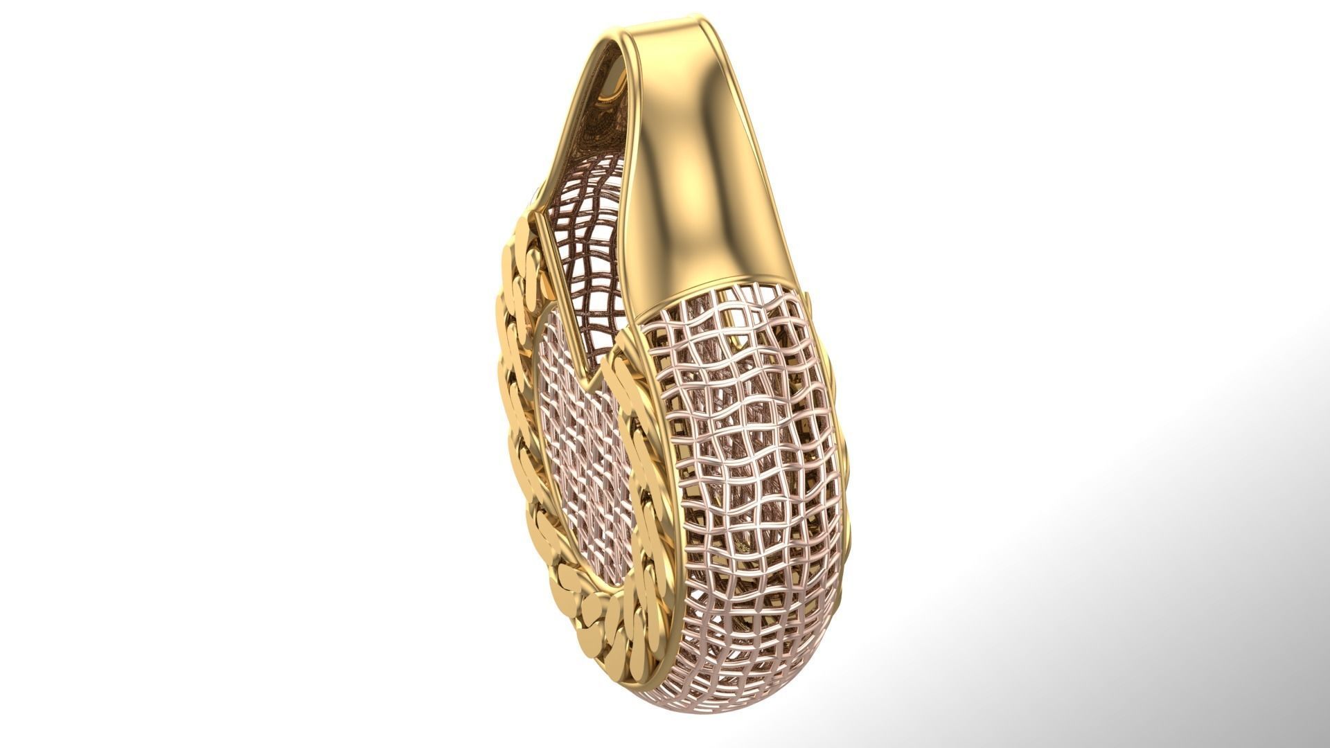 10 PCS FUSION CHAIN MOTIF BAG 3D print model_7