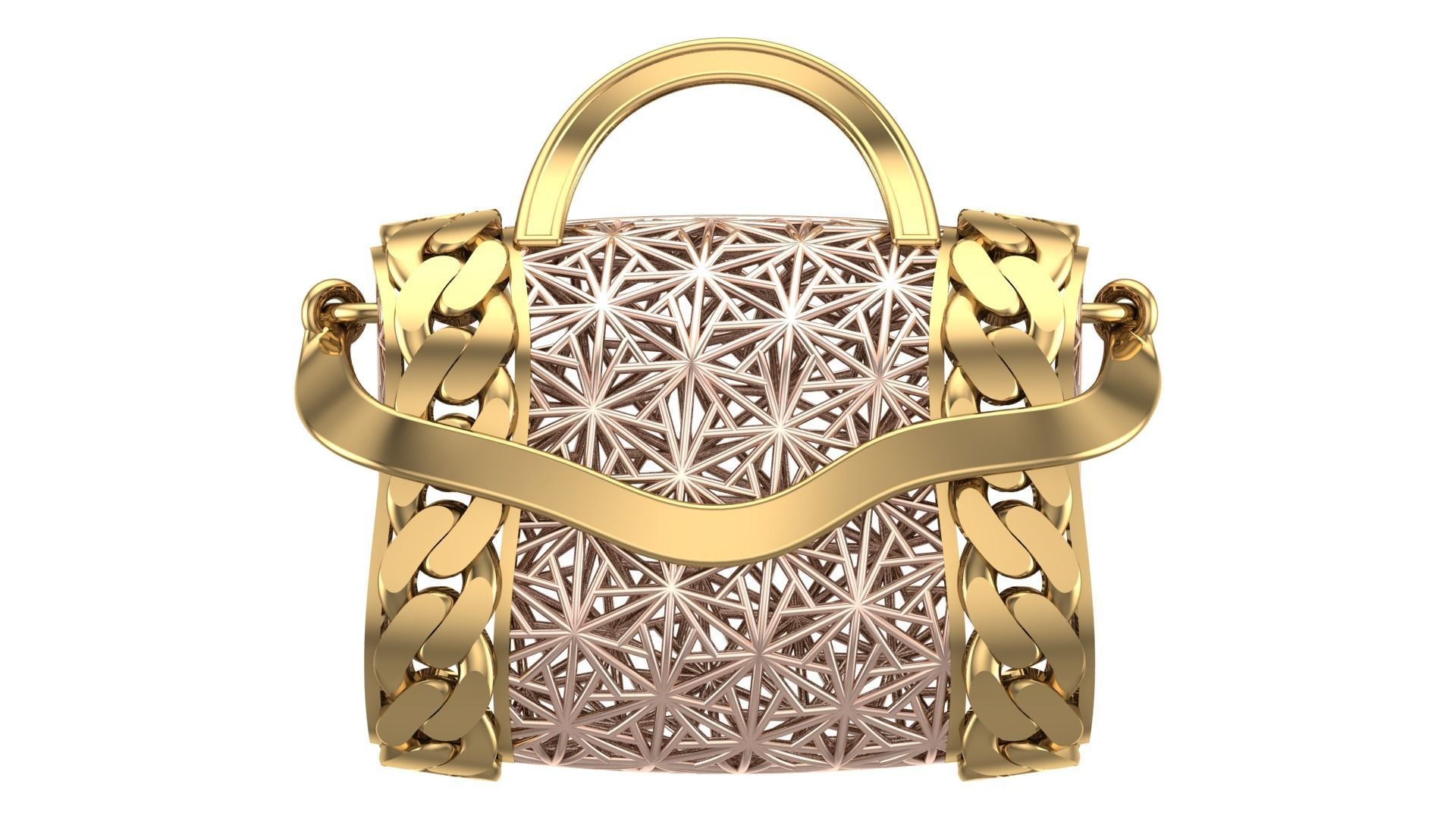 10 PCS FUSION CHAIN MOTIF BAG 3D print model_2