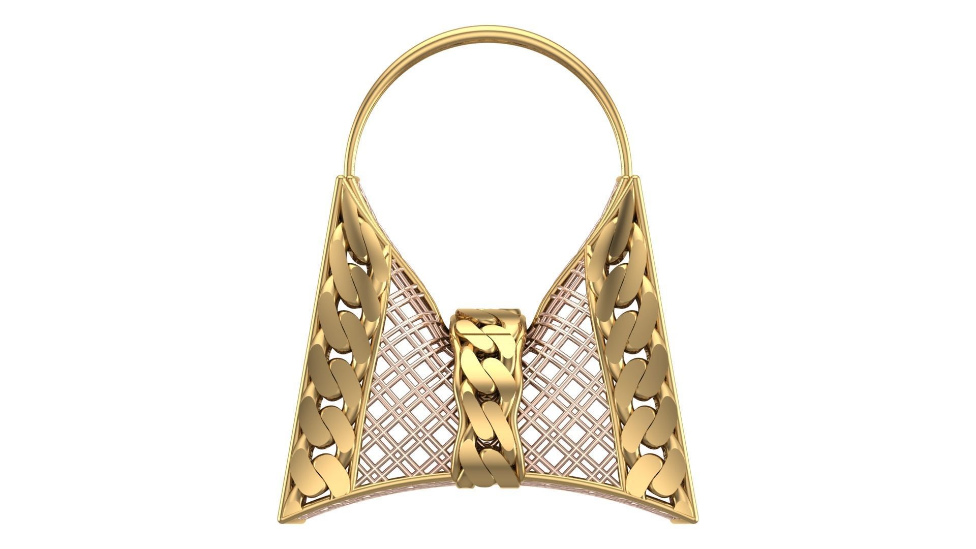 10 PCS FUSION CHAIN MOTIF BAG 3D print model_13