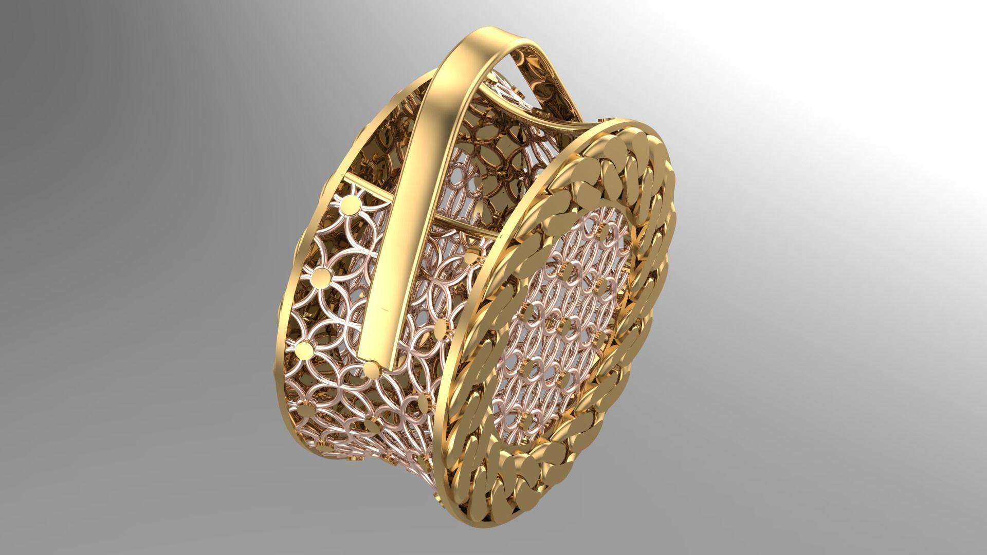 10 PCS FUSION CHAIN MOTIF BAG 3D print model_18