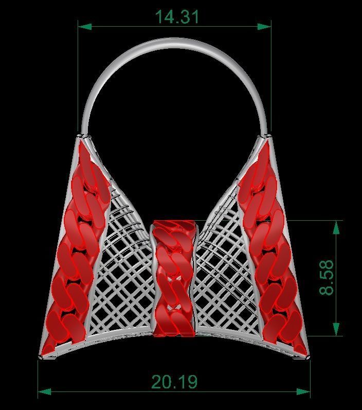 10 PCS FUSION CHAIN MOTIF BAG 3D print model_16
