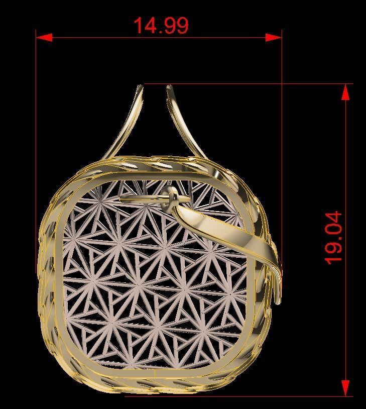 10 PCS FUSION CHAIN MOTIF BAG 3D print model_3