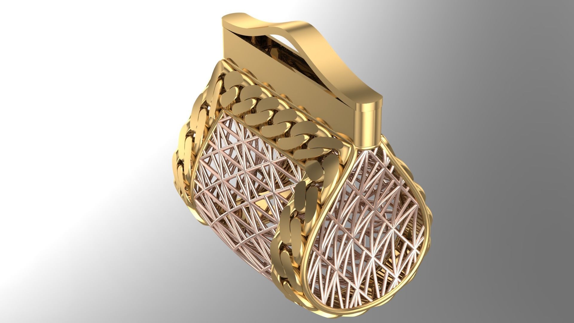 10 PCS FUSION CHAIN MOTIF BAG 3D print model_36