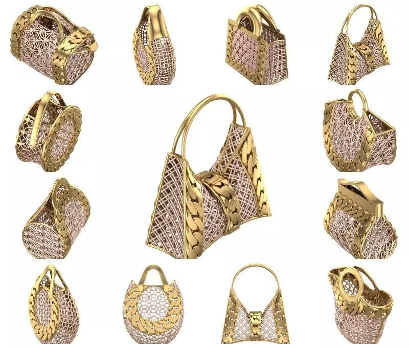 10 PCS FUSION CHAIN MOTIF BAG 3D print model_0