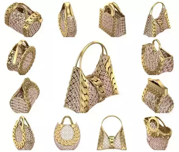 10 PCS FUSION CHAIN MOTIF BAG 3D print model