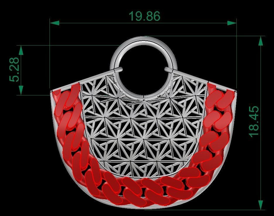 10 PCS FUSION CHAIN MOTIF BAG 3D print model_31