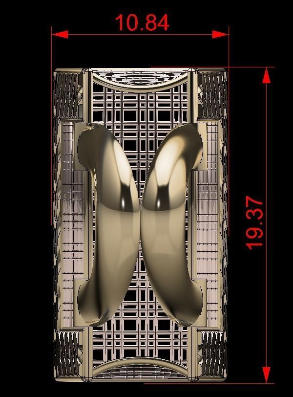 10 PCS FUSION CHAIN MOTIF BAG 3D print model_1