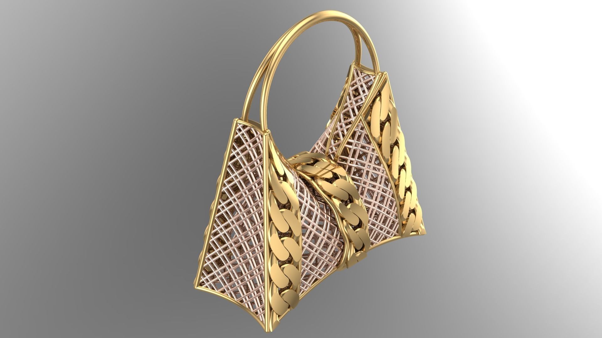 10 PCS FUSION CHAIN MOTIF BAG 3D print model_14