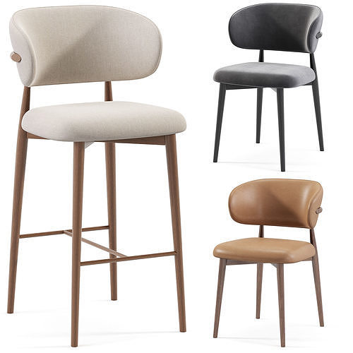 Oleandro Stool 3D model
