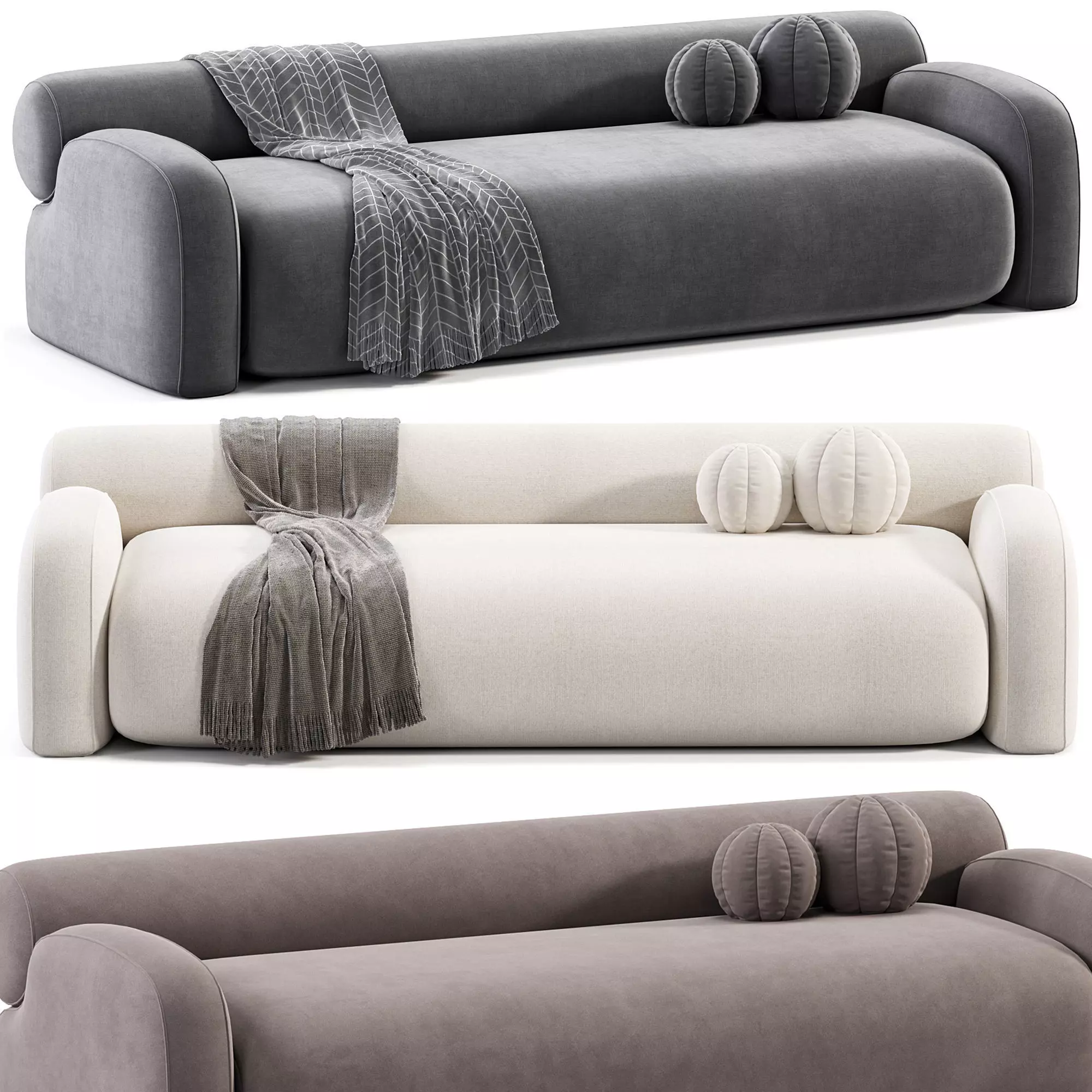 OSCAR Sofa 3D model_0