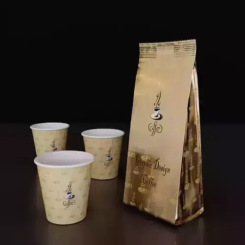 Coffee Package  Free 3D model
