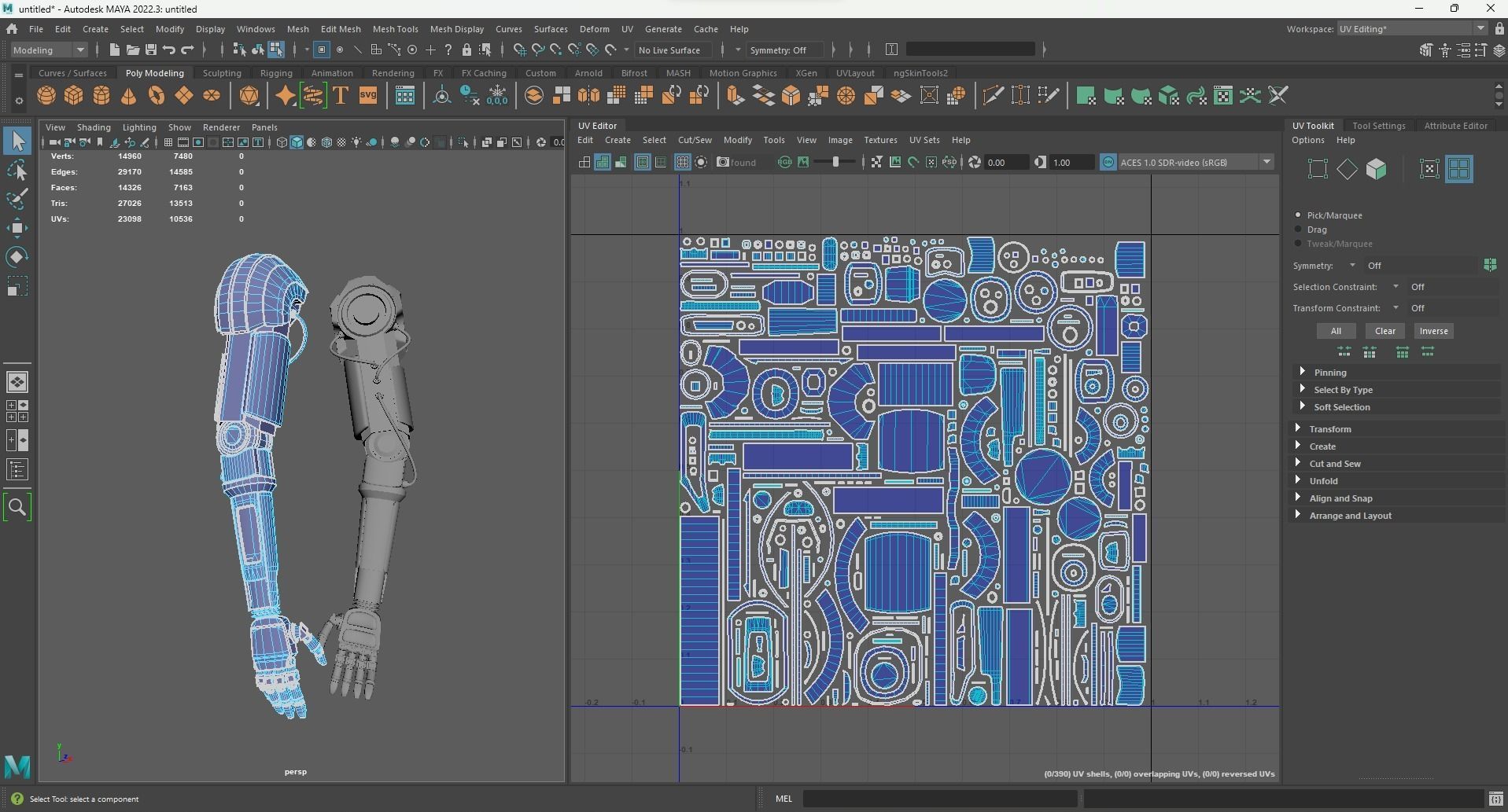Low Poly Arm Rigs 3D model Low poly metallic arm for game VR / AR / low-poly | CGTrader