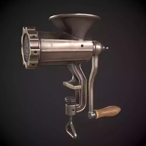 Meat Grinder Low-poly 3D model