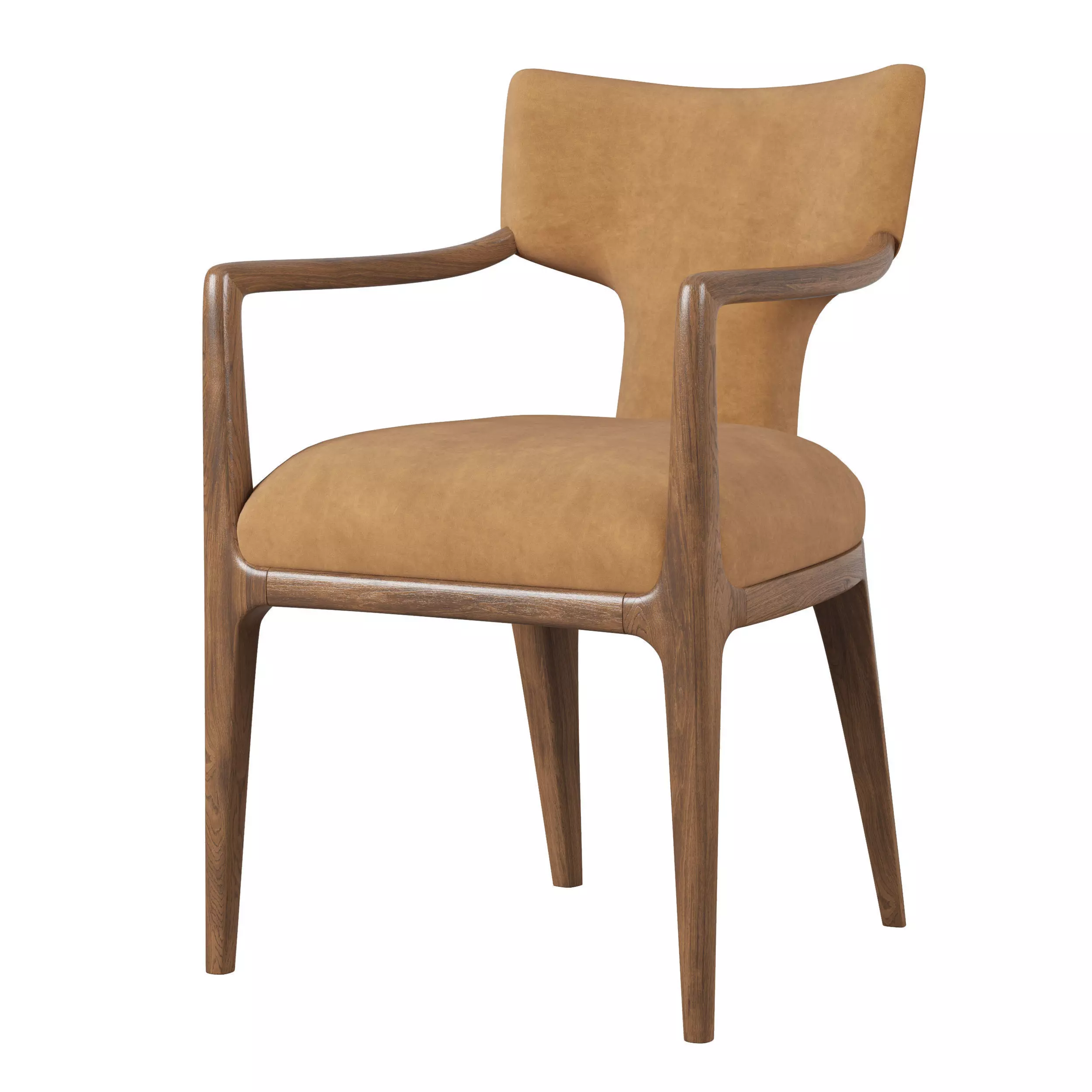 RH LIGNE DINING ARMCHAIR Low-poly 3D model_0