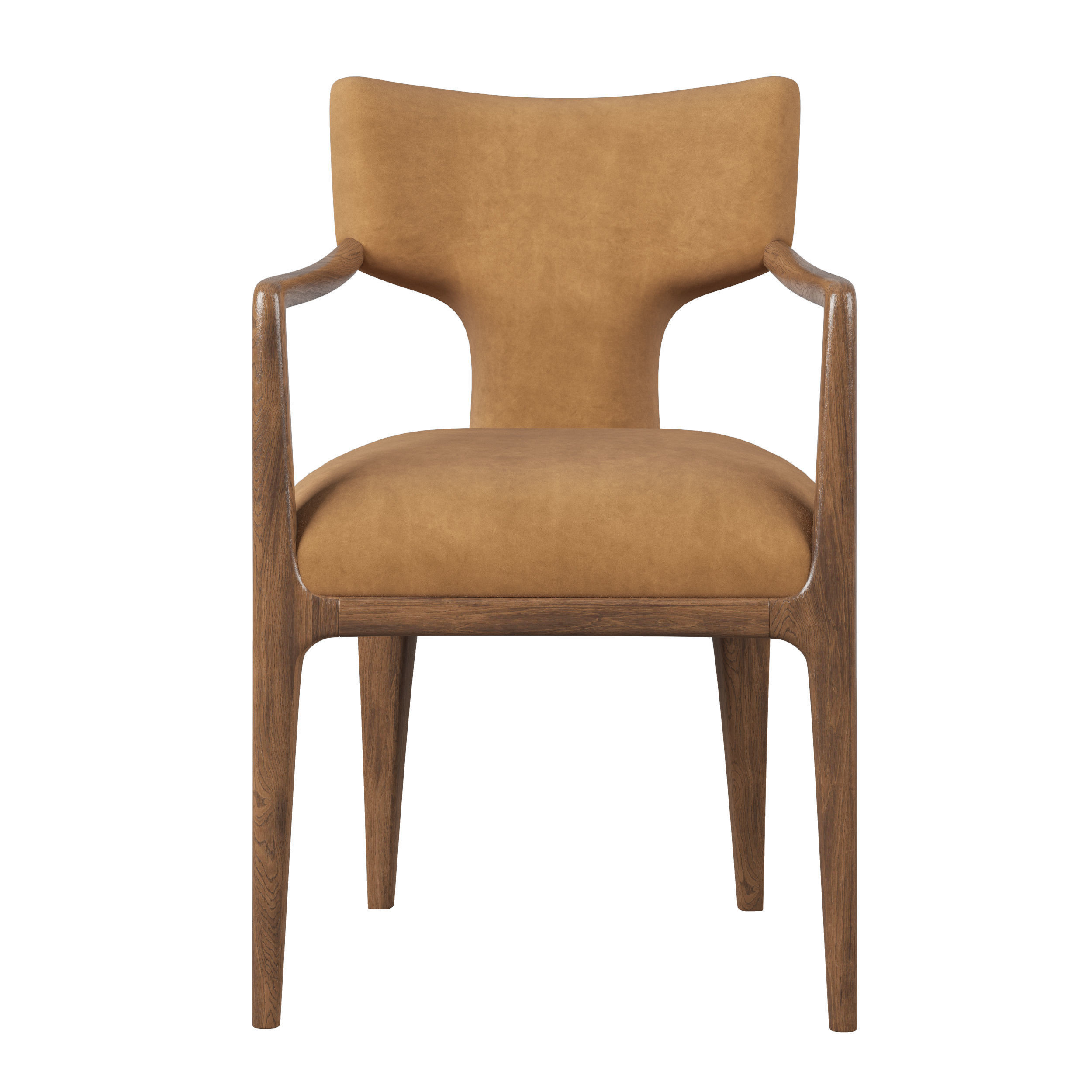 RH LIGNE DINING ARMCHAIR Low-poly 3D model_6