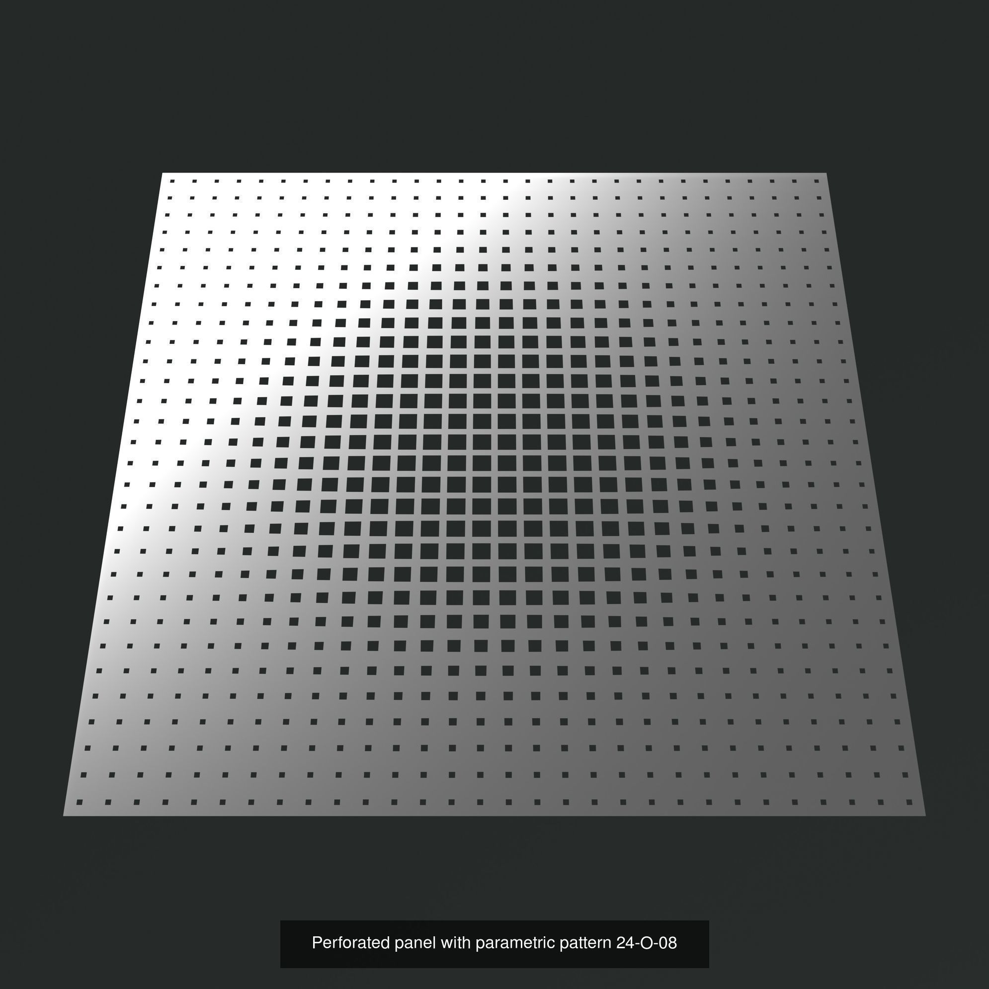 Perforated panel 3D Model Collection_2