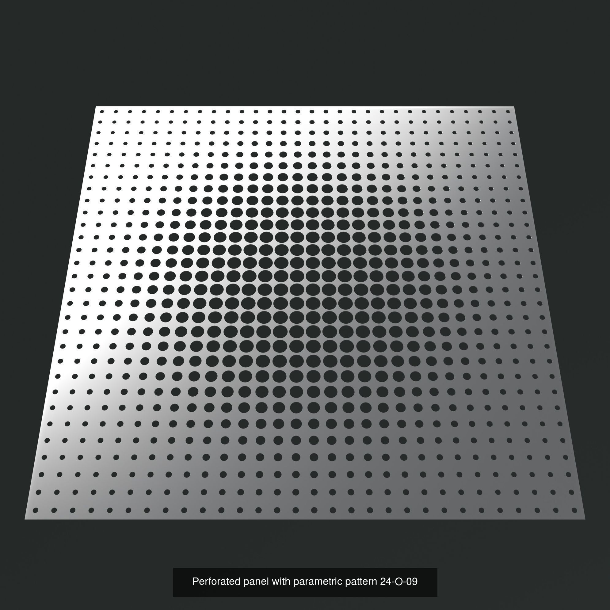 Perforated panel 3D Model Collection_4