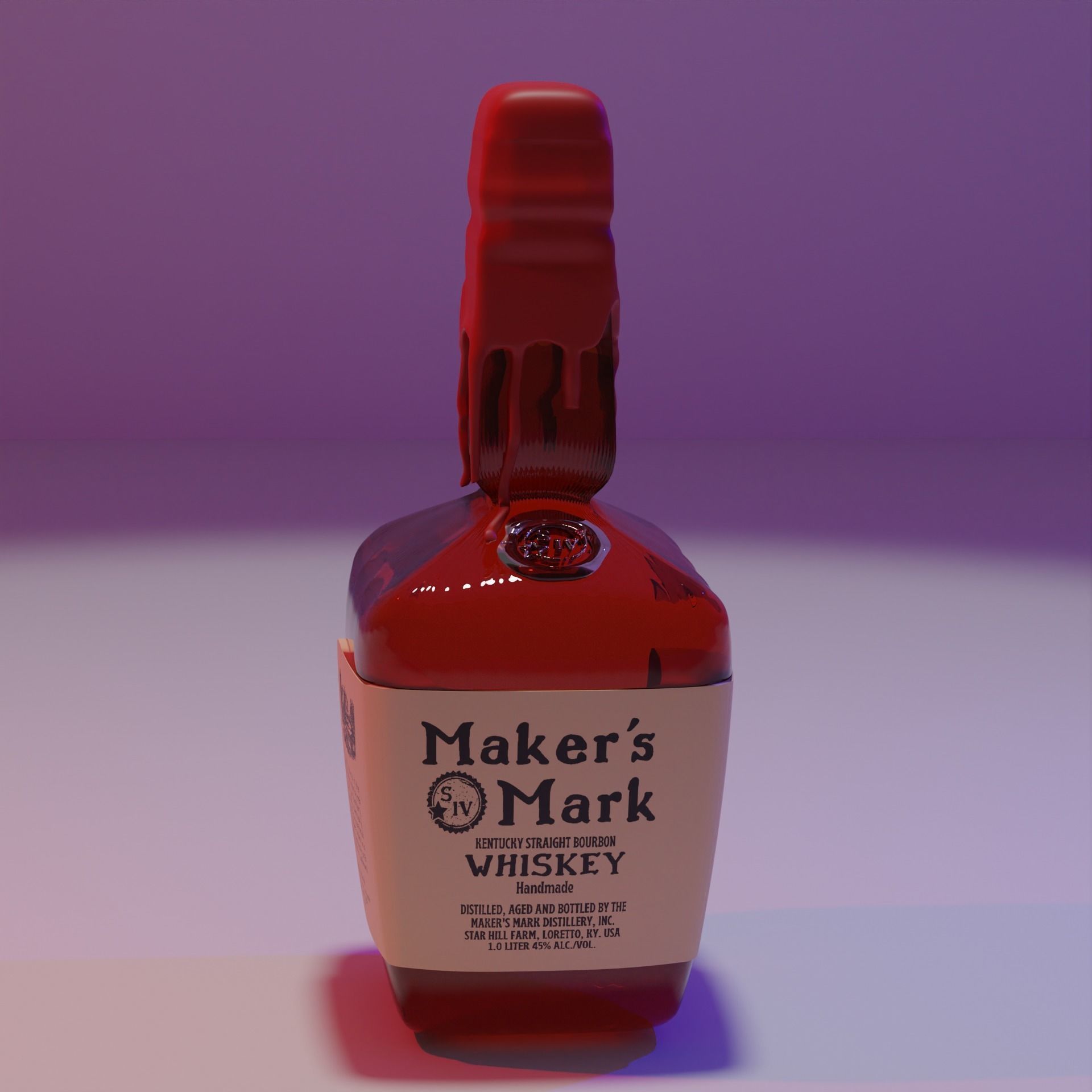 MAKERS MARK WHISKY 3D model_3