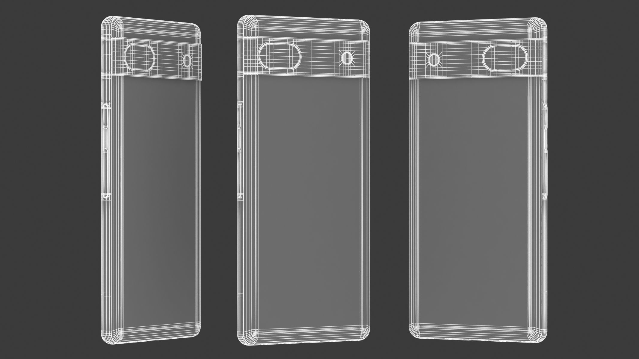  Google Pixel 6A Charcoal 3D model_18