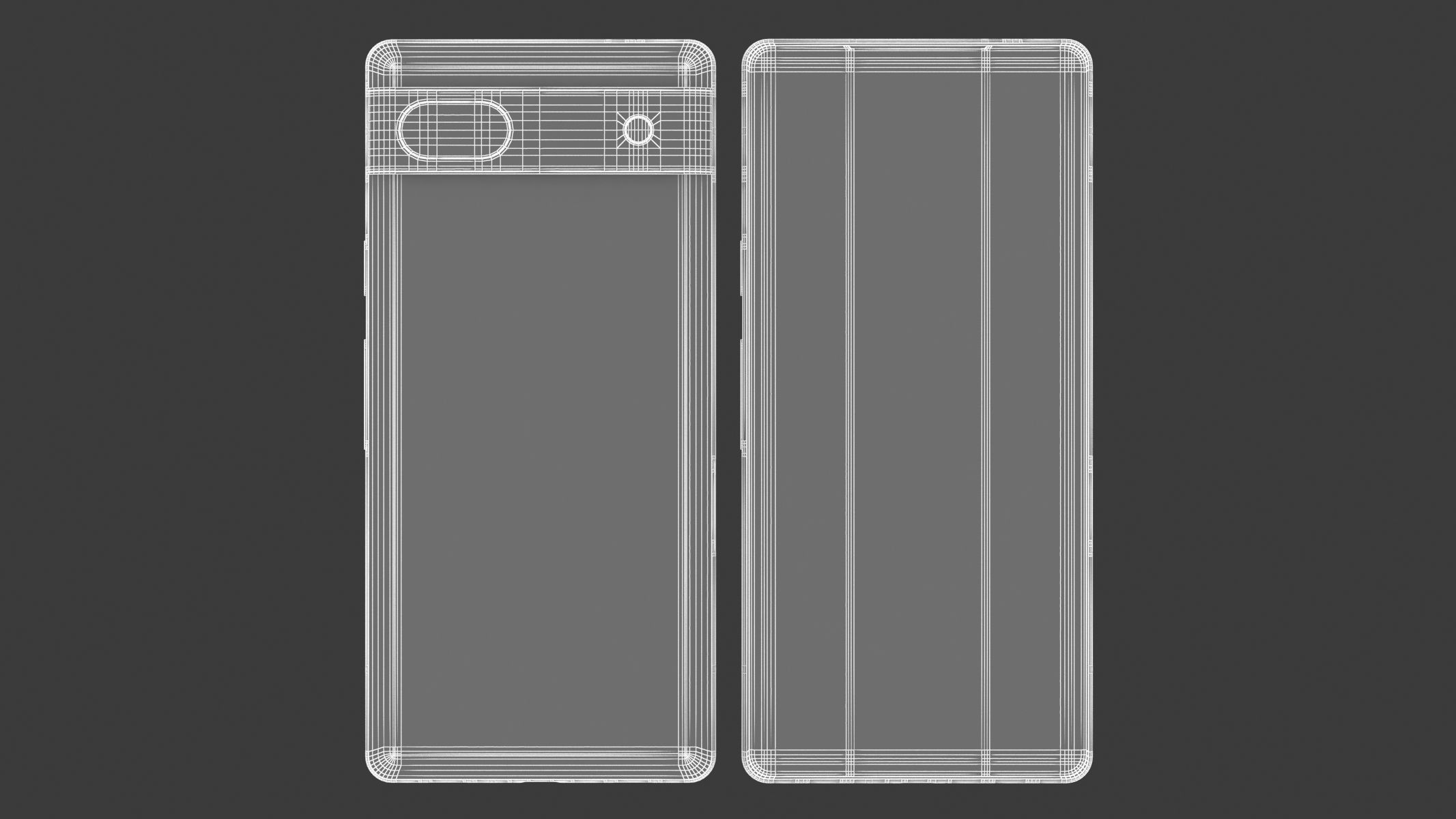  Google Pixel 6A Charcoal 3D model_10