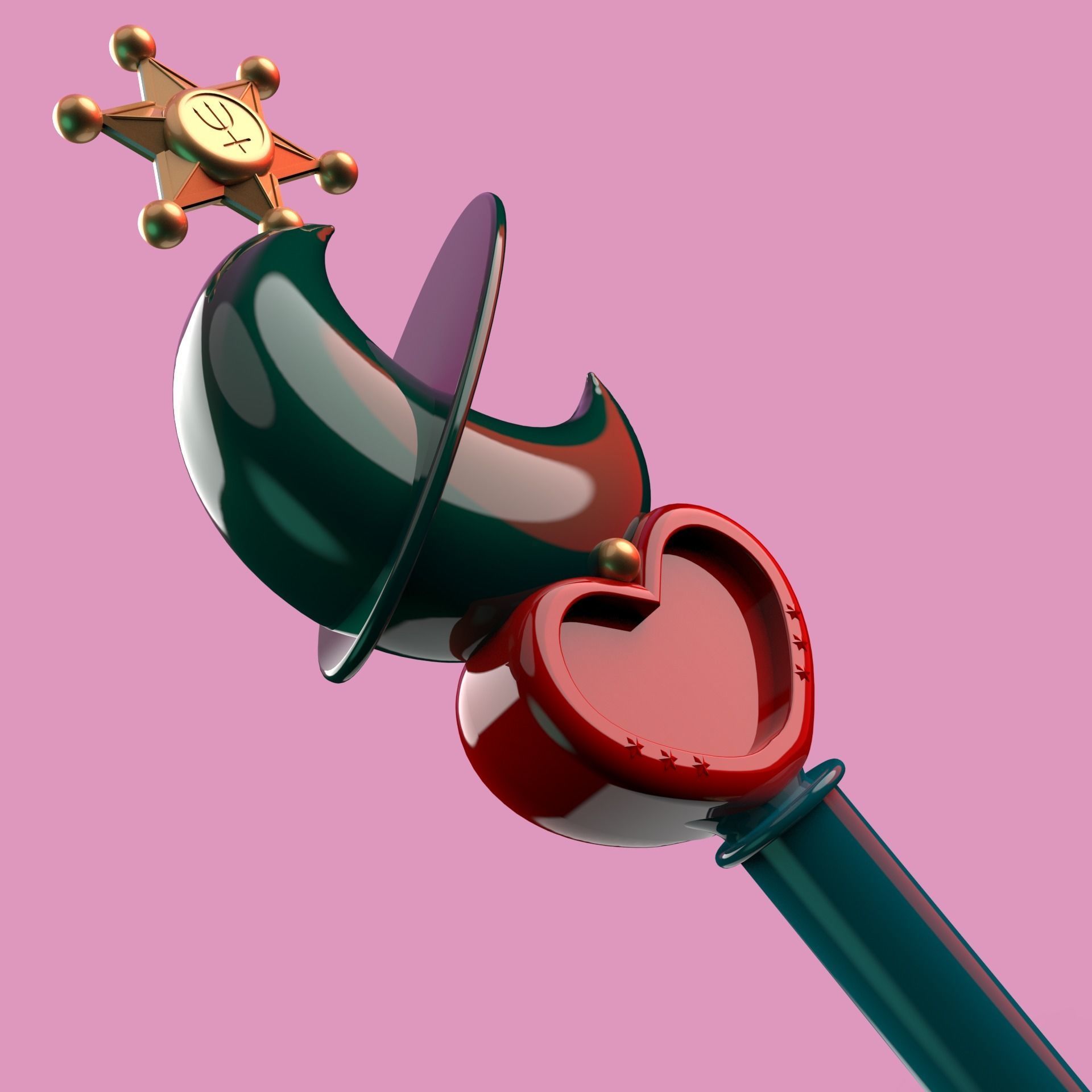 SAILOR NEPTUNE LIP PEN 3D print model_2