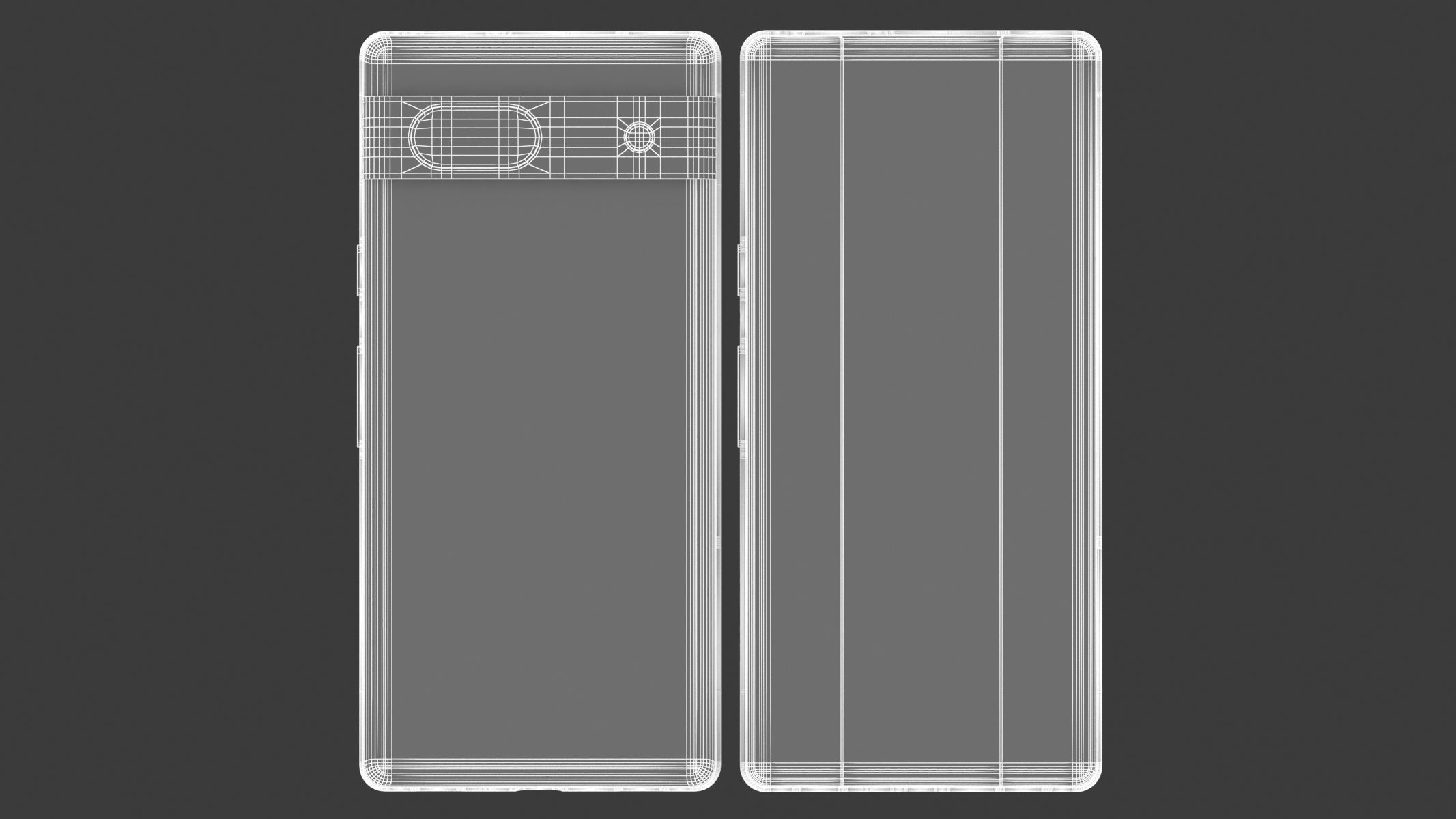 Google pixel 7A Charcoal 3D model_10