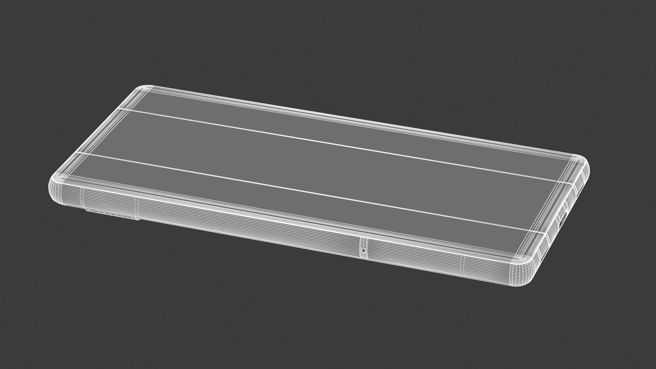 Google pixel 7A Charcoal 3D model_14