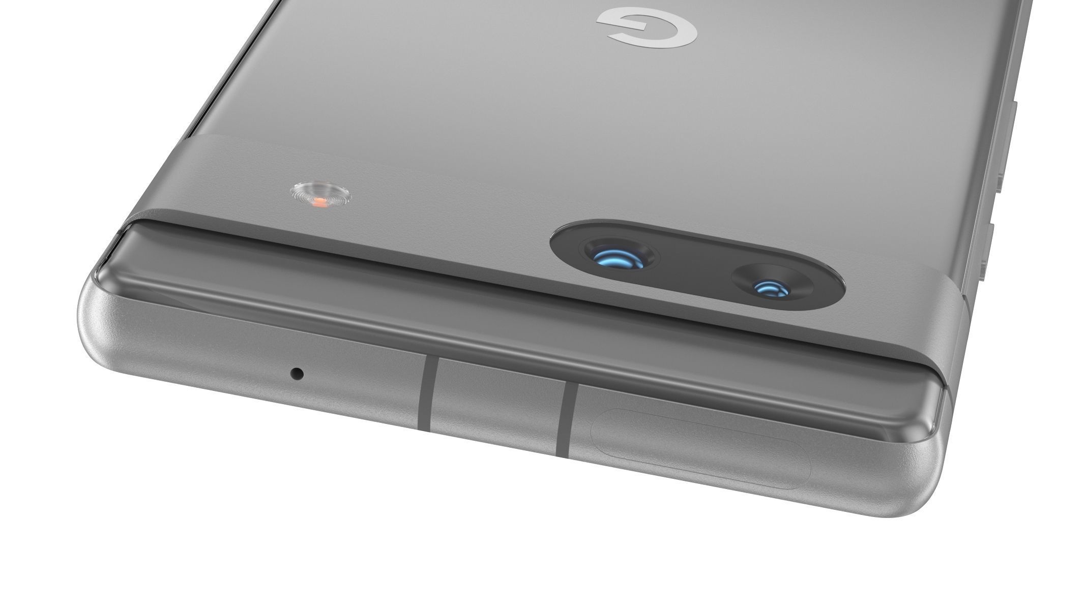 Google pixel 7A Charcoal 3D model_6