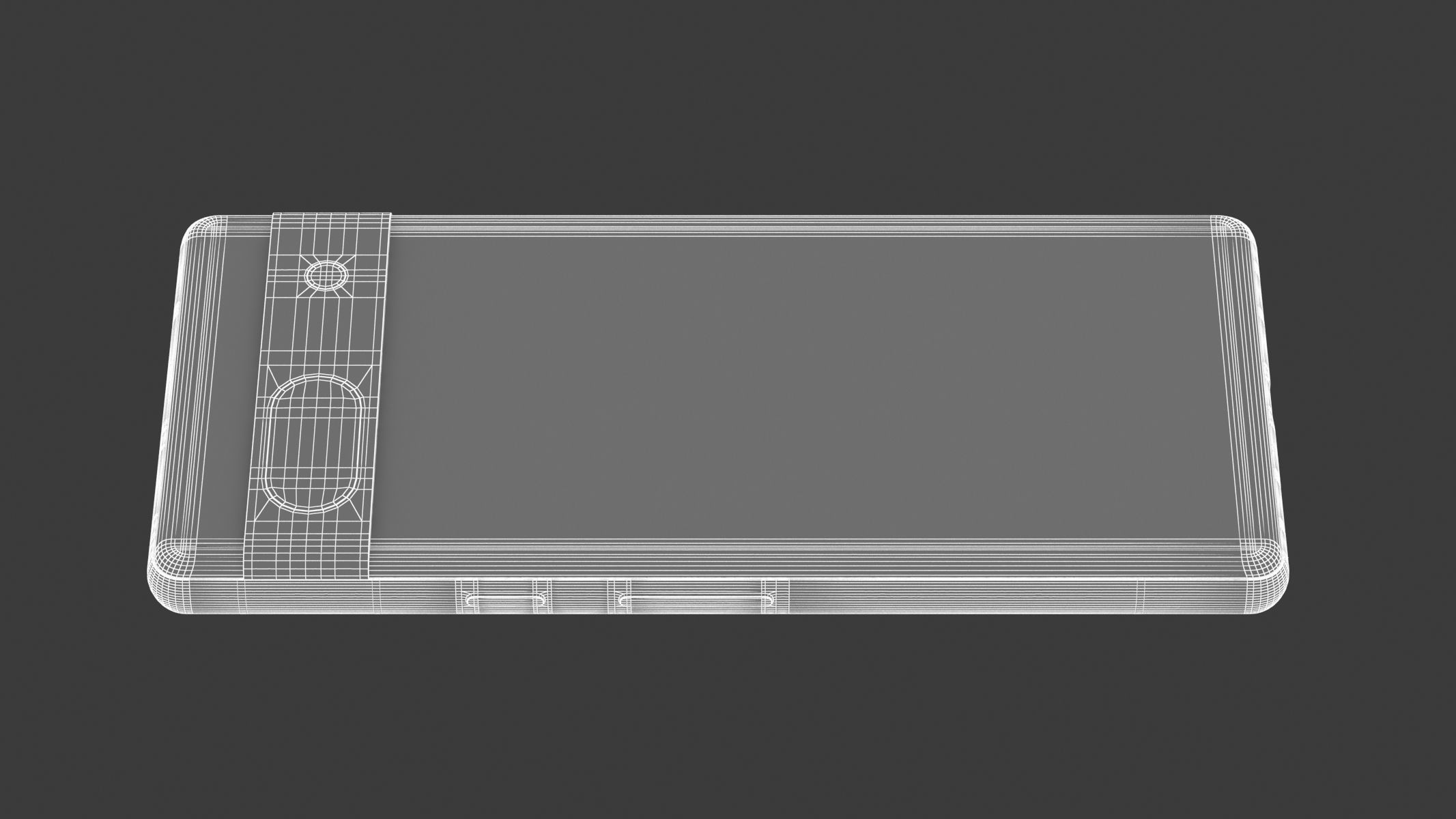 Google pixel 7A Charcoal 3D model_12