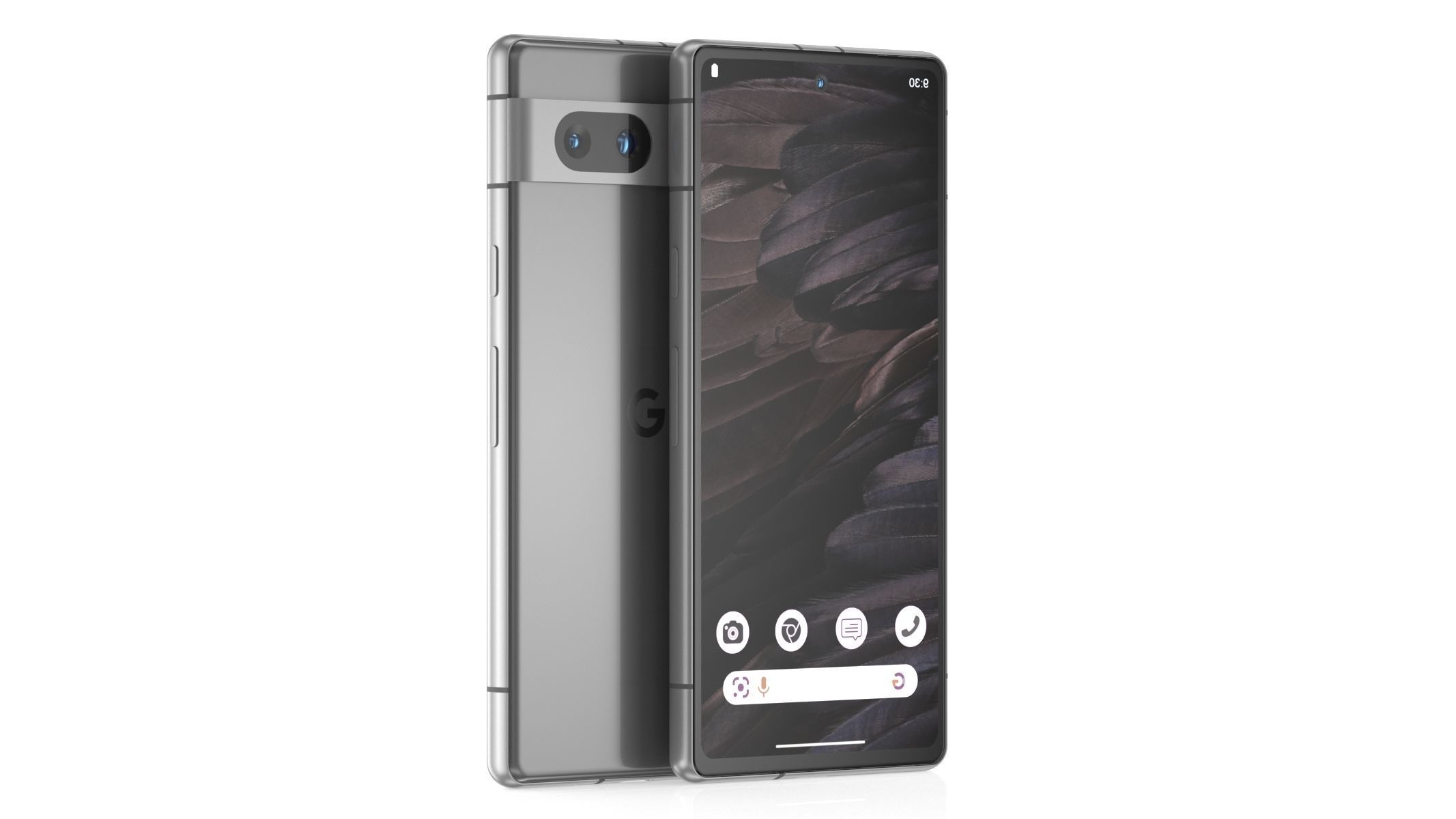 Google pixel 7A Charcoal 3D model_1