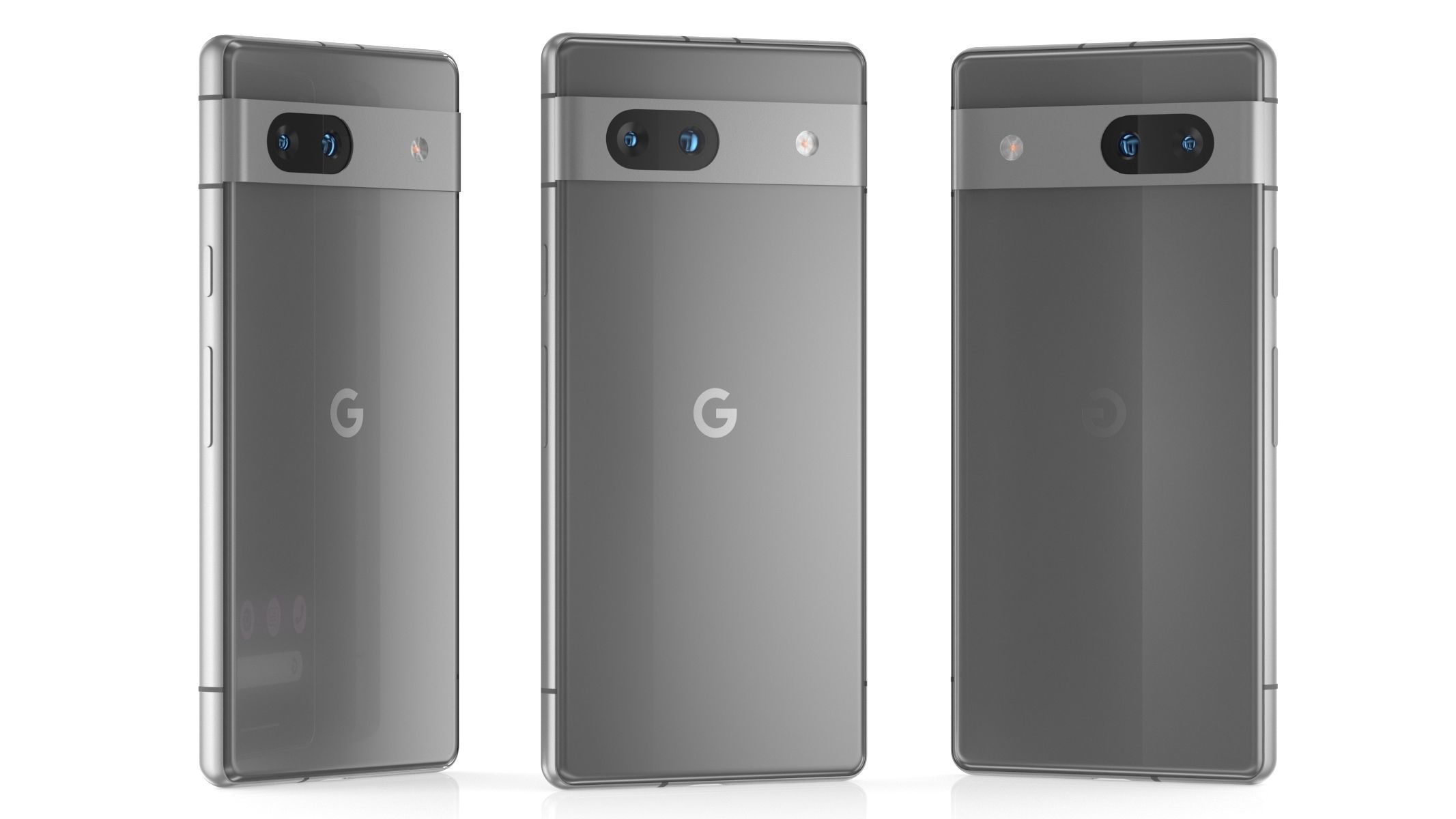 Google pixel 7A Charcoal 3D model_8