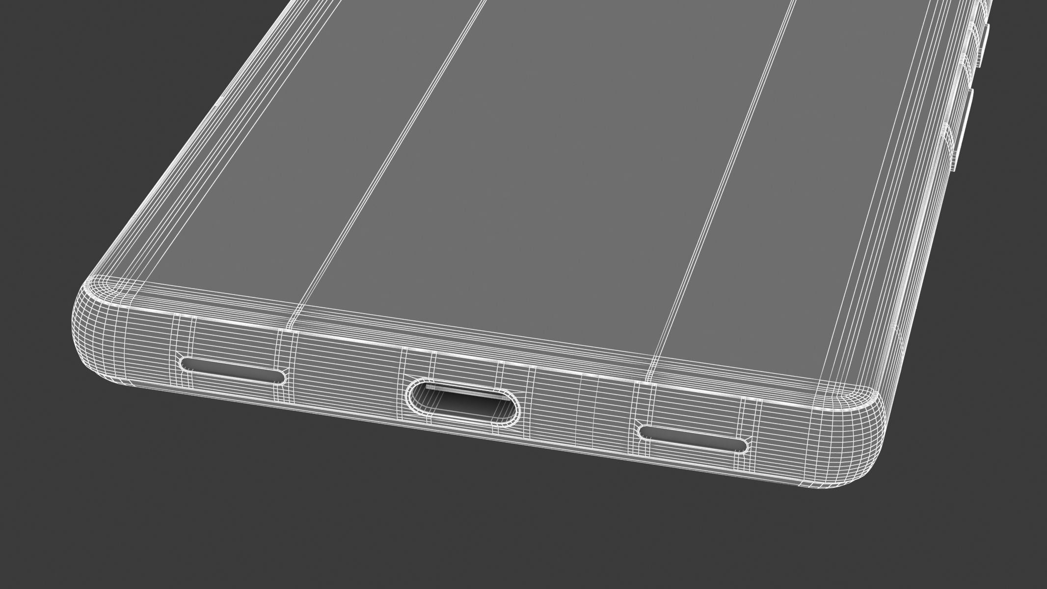 Google pixel 7A Charcoal 3D model_15