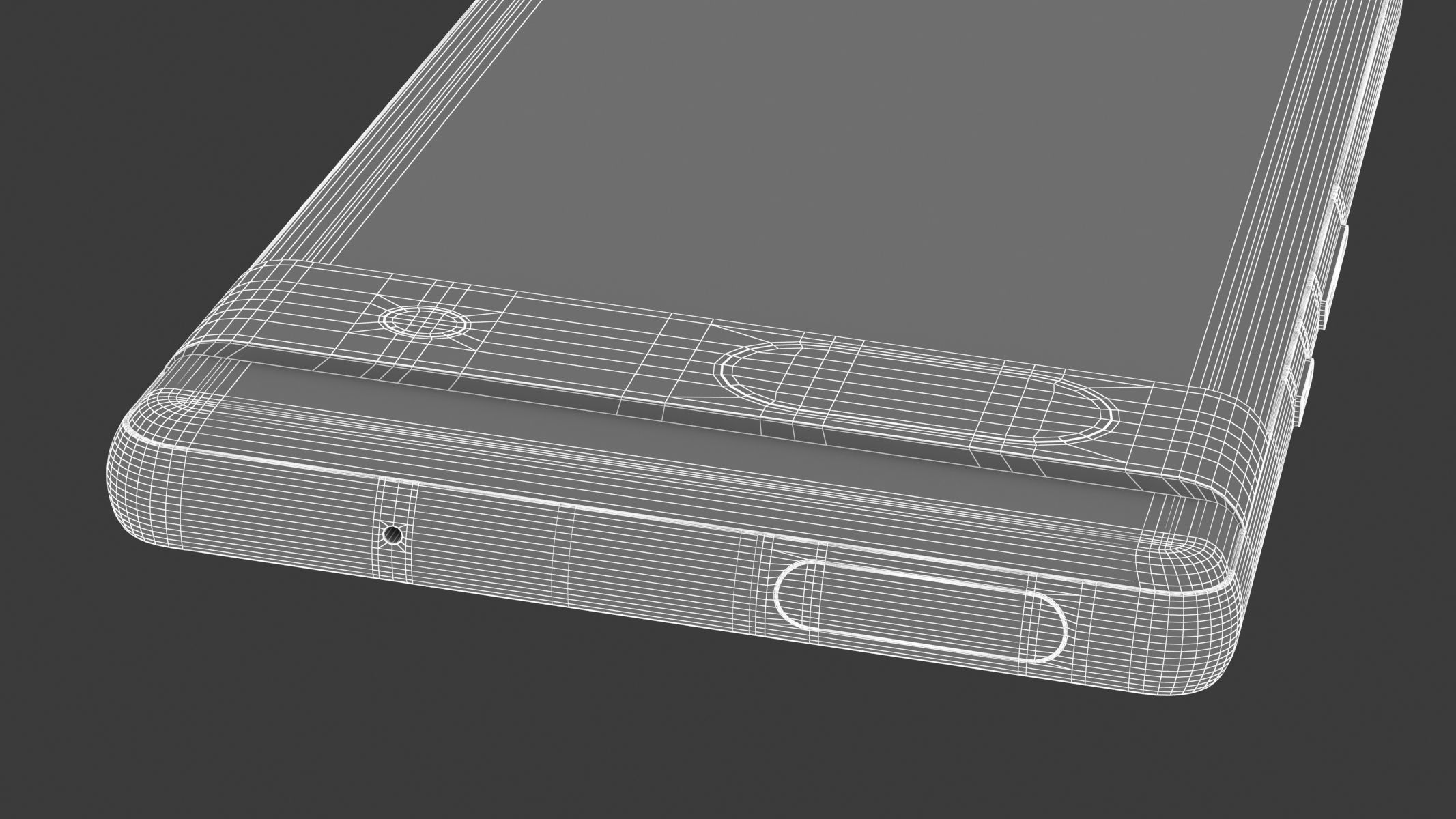 Google pixel 7A Charcoal 3D model_16