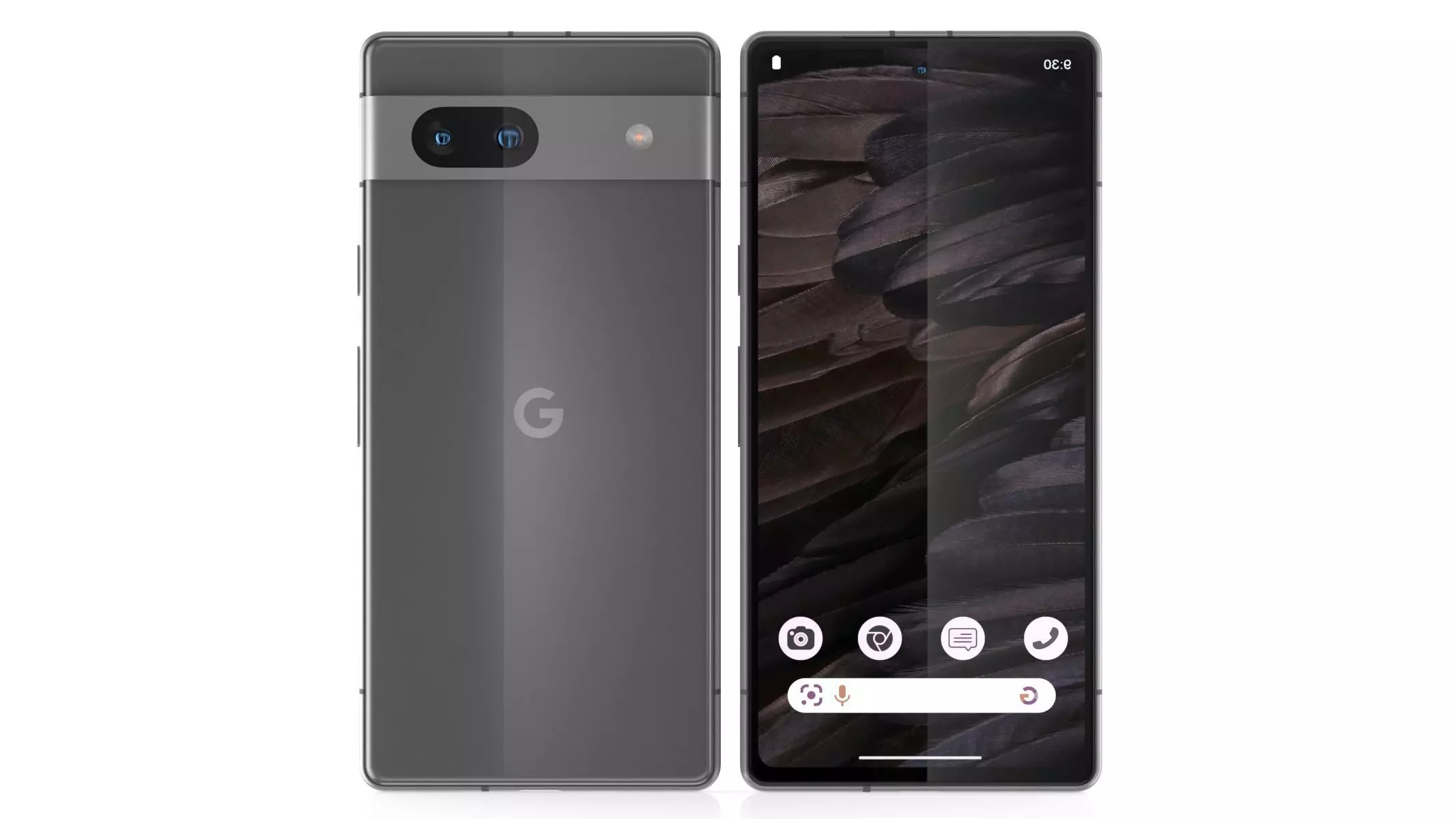 Google pixel 7A Charcoal 3D model_0