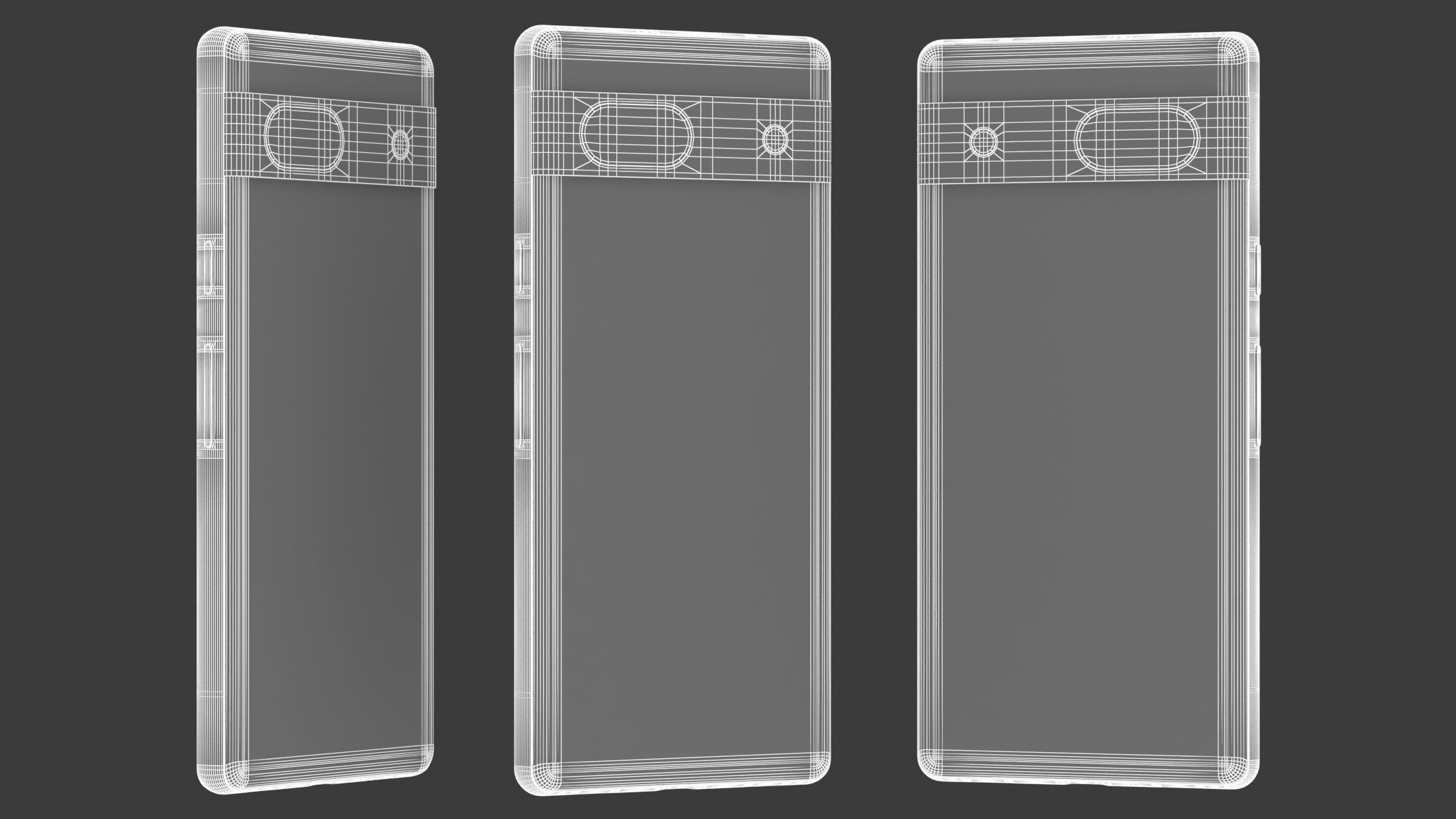 Google pixel 7A Charcoal 3D model_18