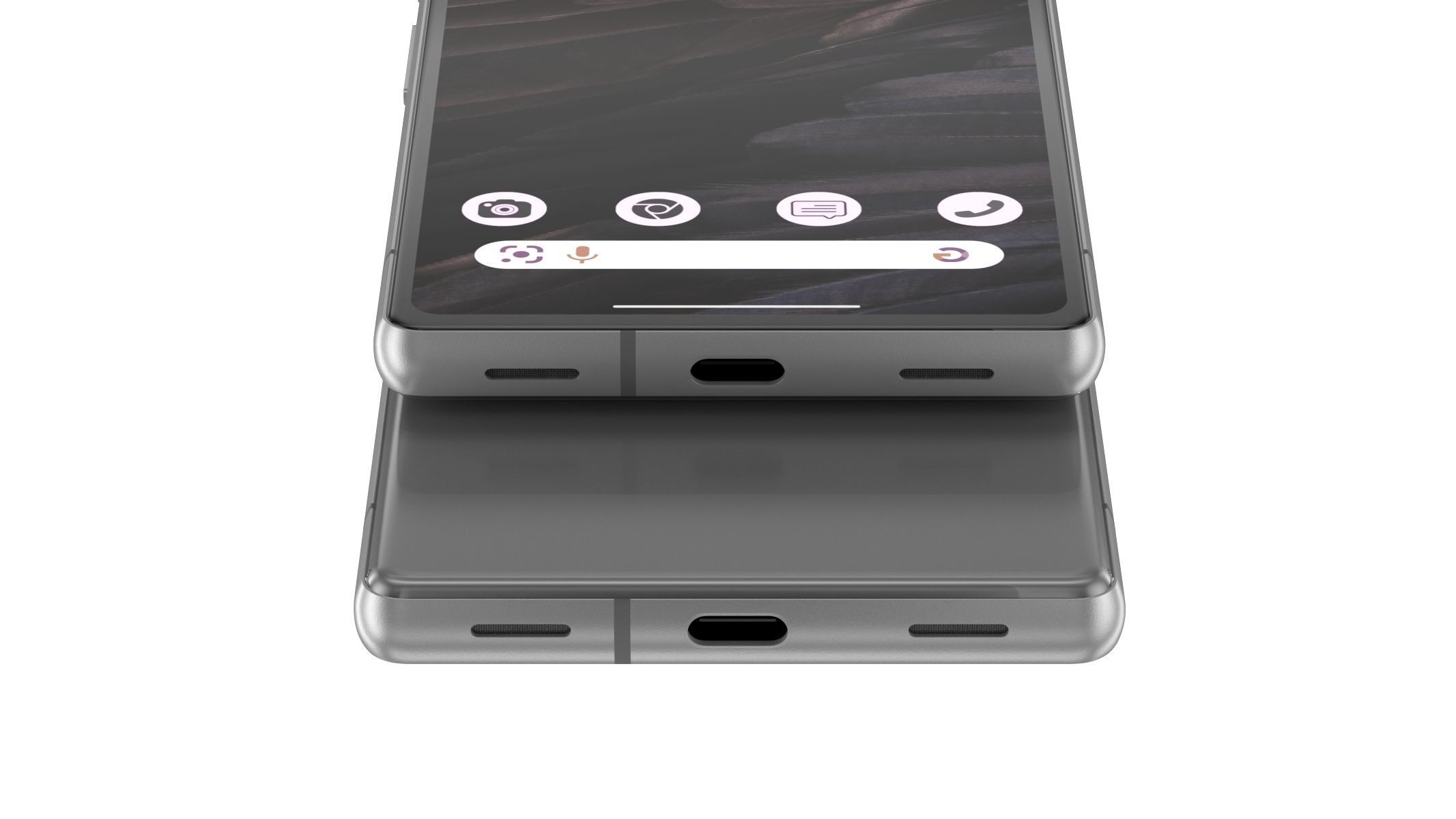 Google pixel 7A Charcoal 3D model_9
