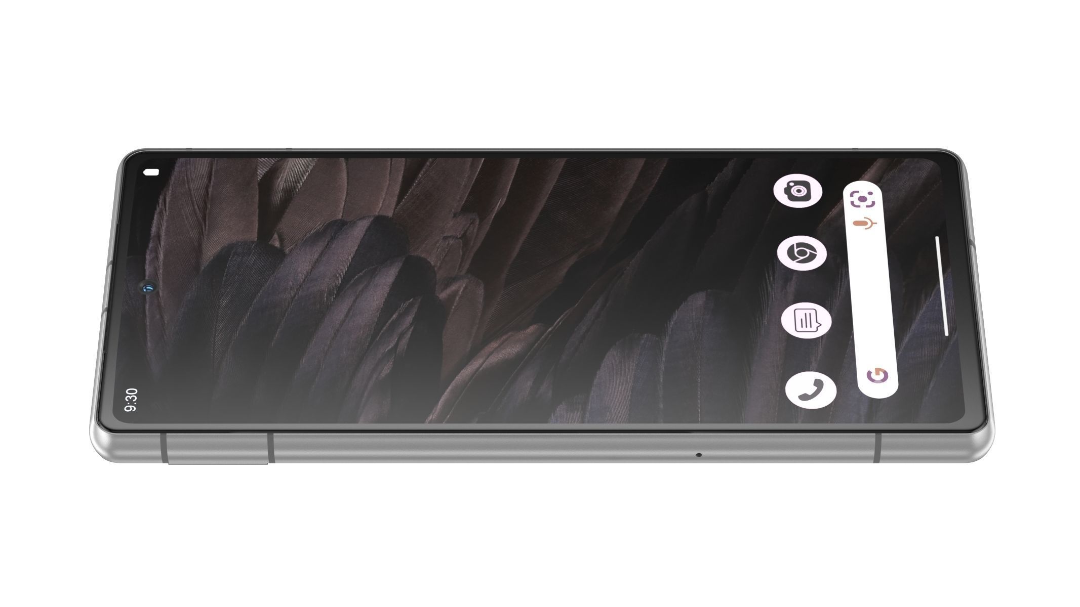 Google pixel 7A Charcoal 3D model_3