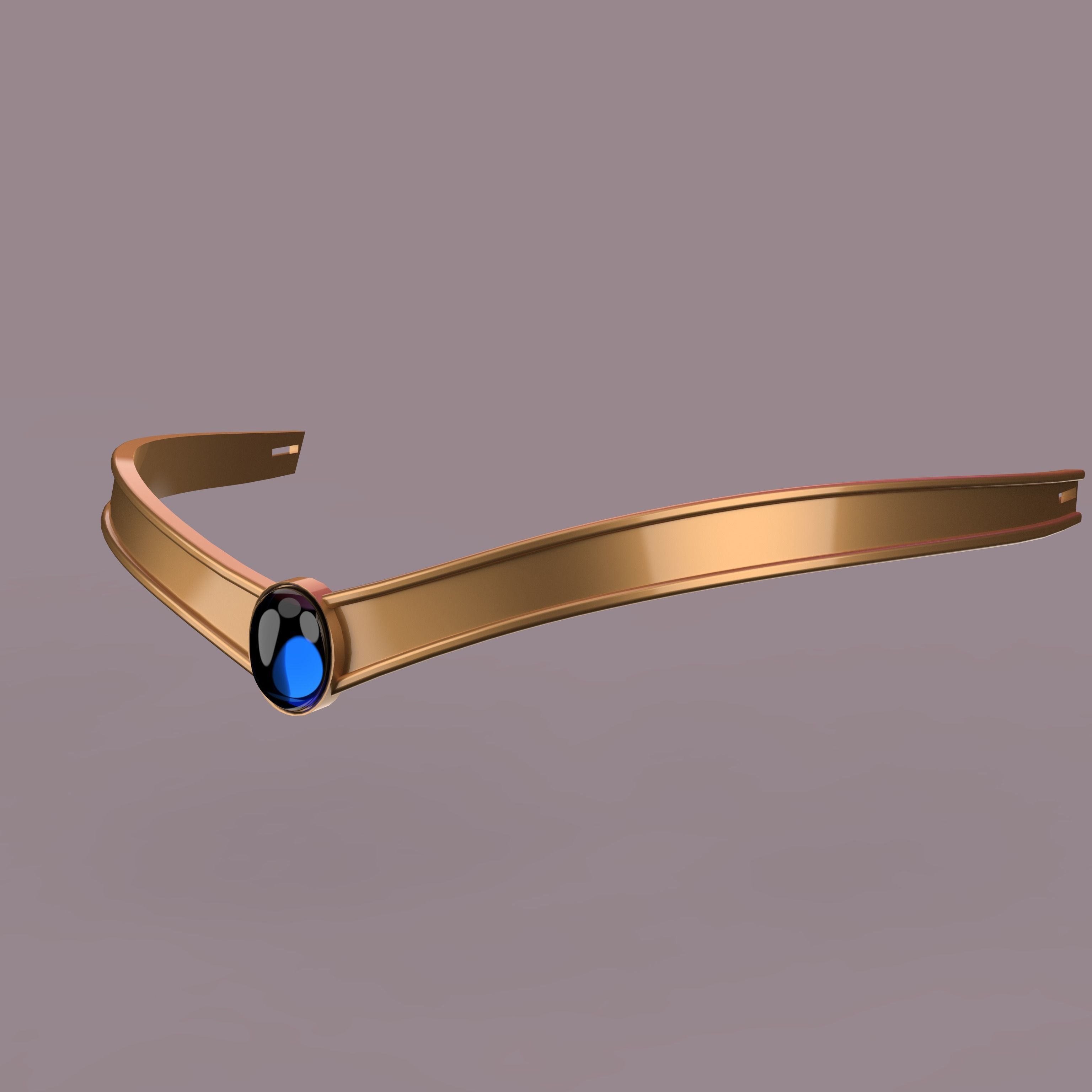 SAILOR MOON TIARA - REGULAR AND CRYSTAL VERSION 3D print model_5