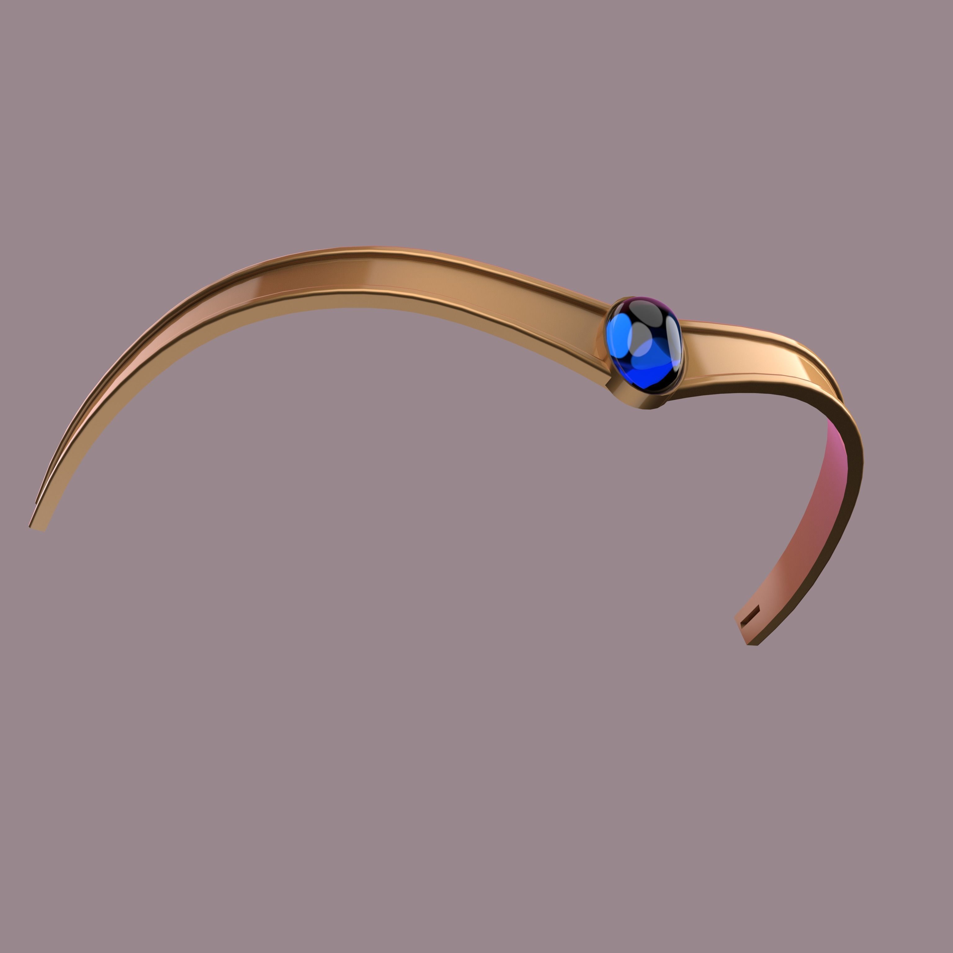 SAILOR MOON TIARA - REGULAR AND CRYSTAL VERSION 3D print model_6