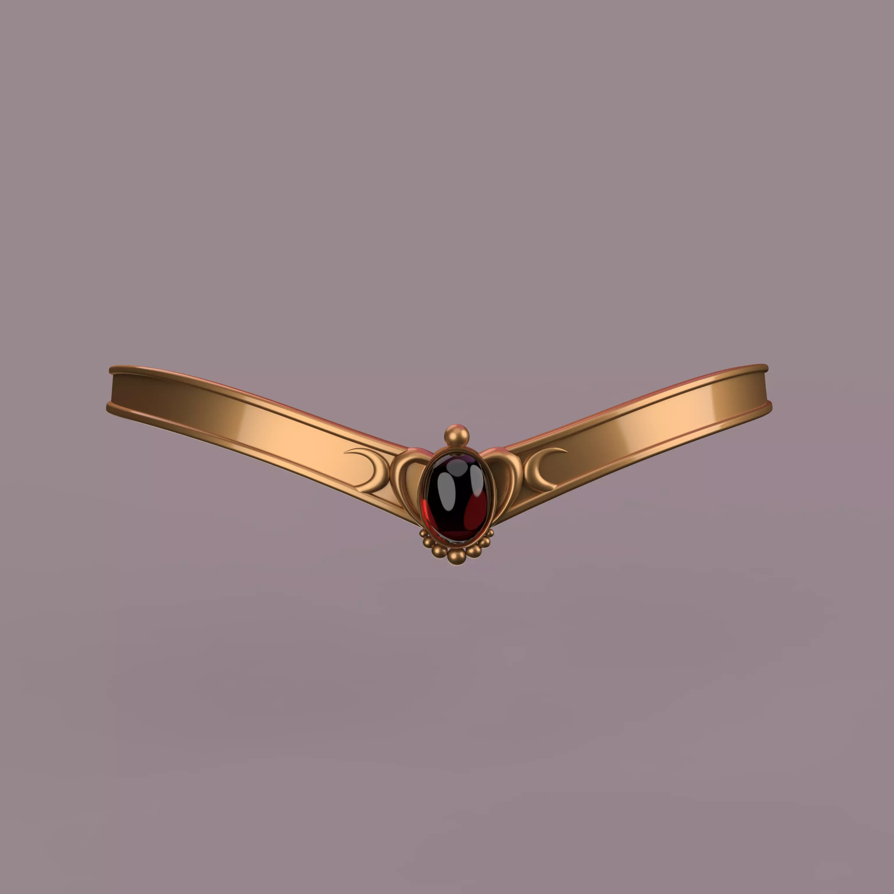 SAILOR MOON TIARA - REGULAR AND CRYSTAL VERSION 3D print model_0