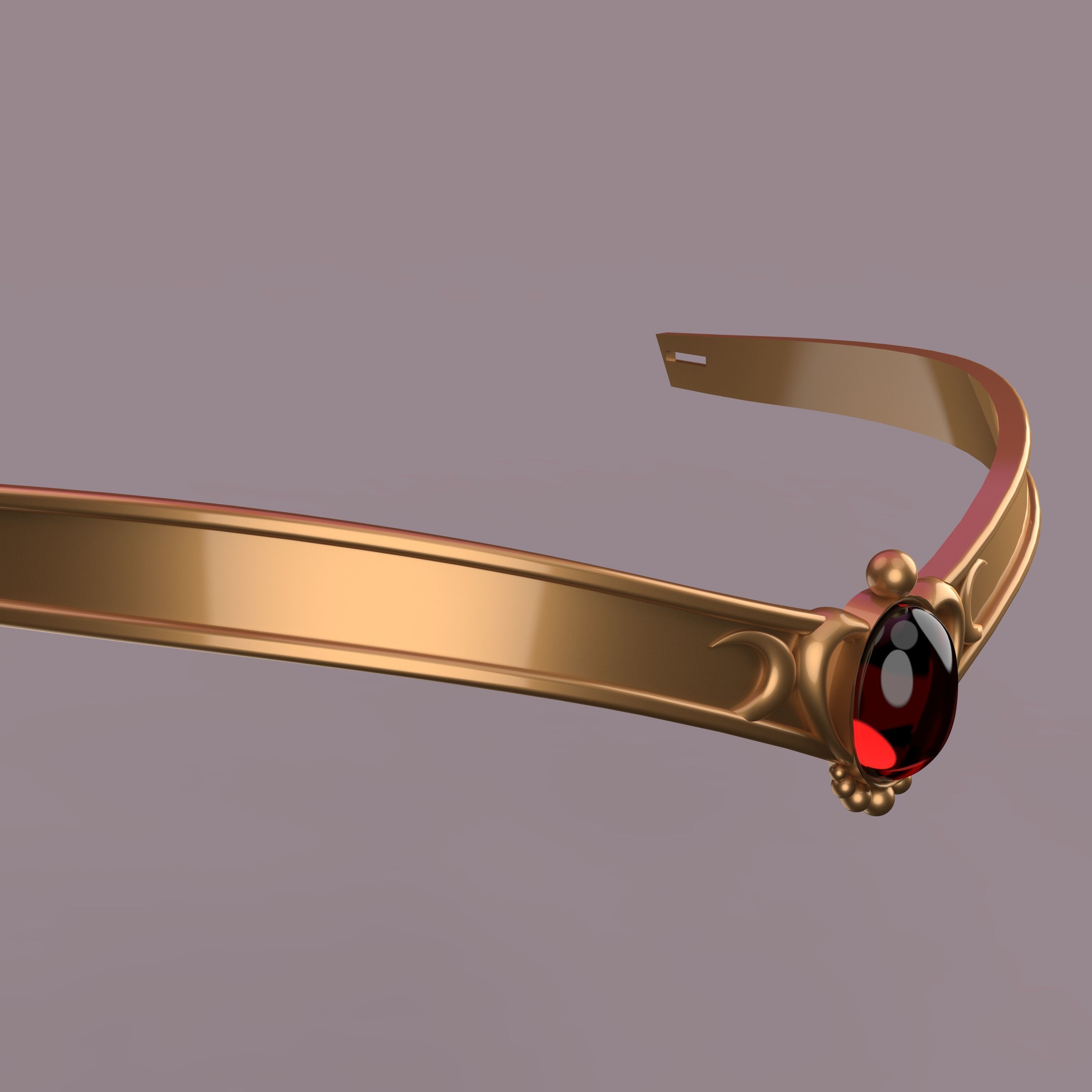 SAILOR MOON TIARA - REGULAR AND CRYSTAL VERSION 3D print model_2