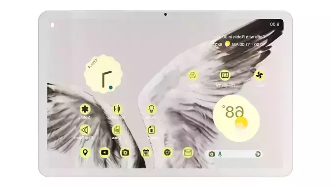 Google Pixel Tablet White 3D model