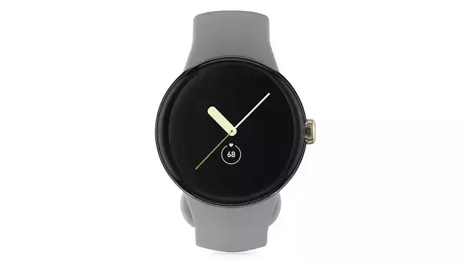 Google Pixel Watch Gold 3D model