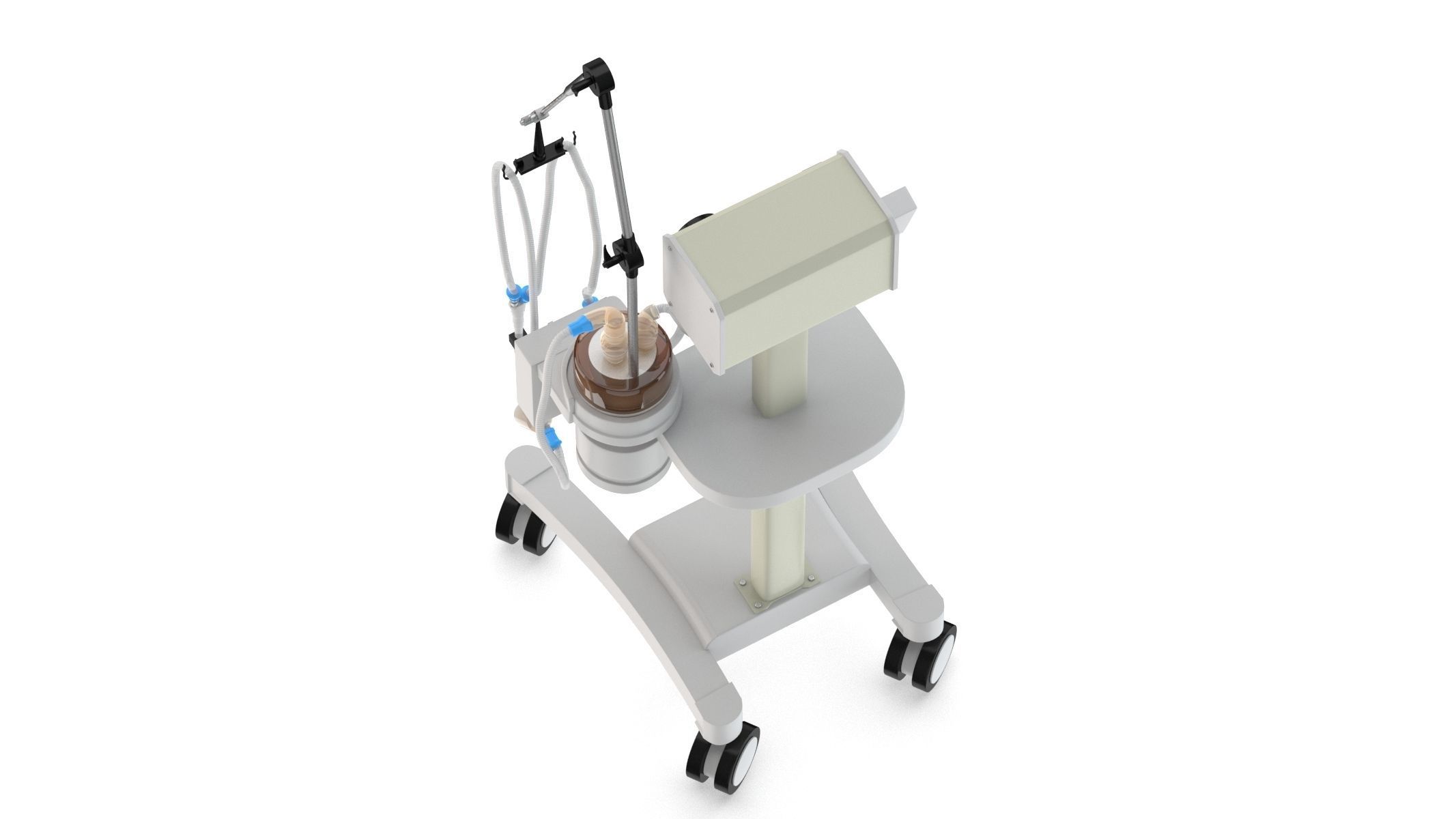Medical Oxygen Gas Analyzer 3D model_9