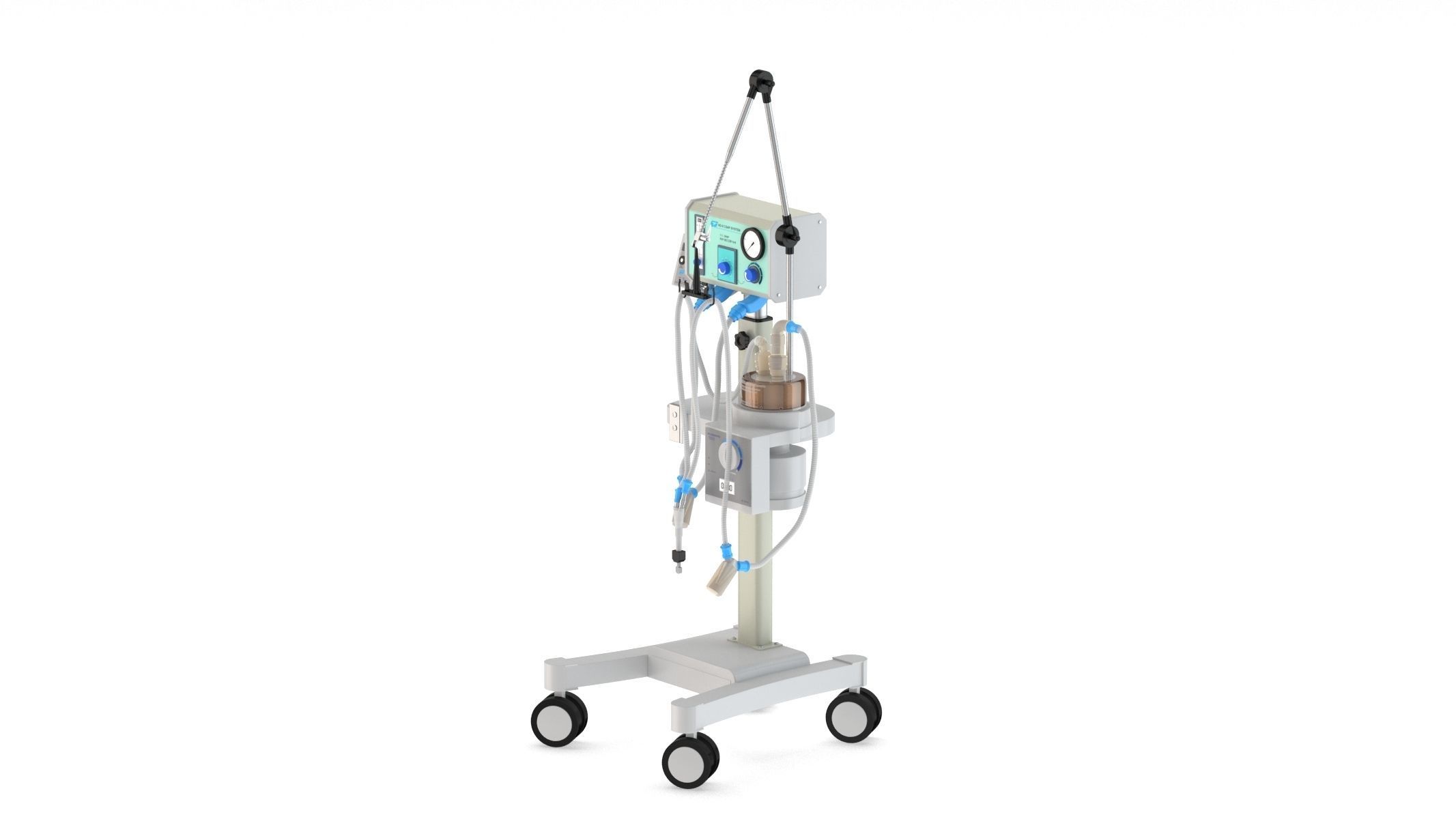 Medical Oxygen Gas Analyzer 3D model_6